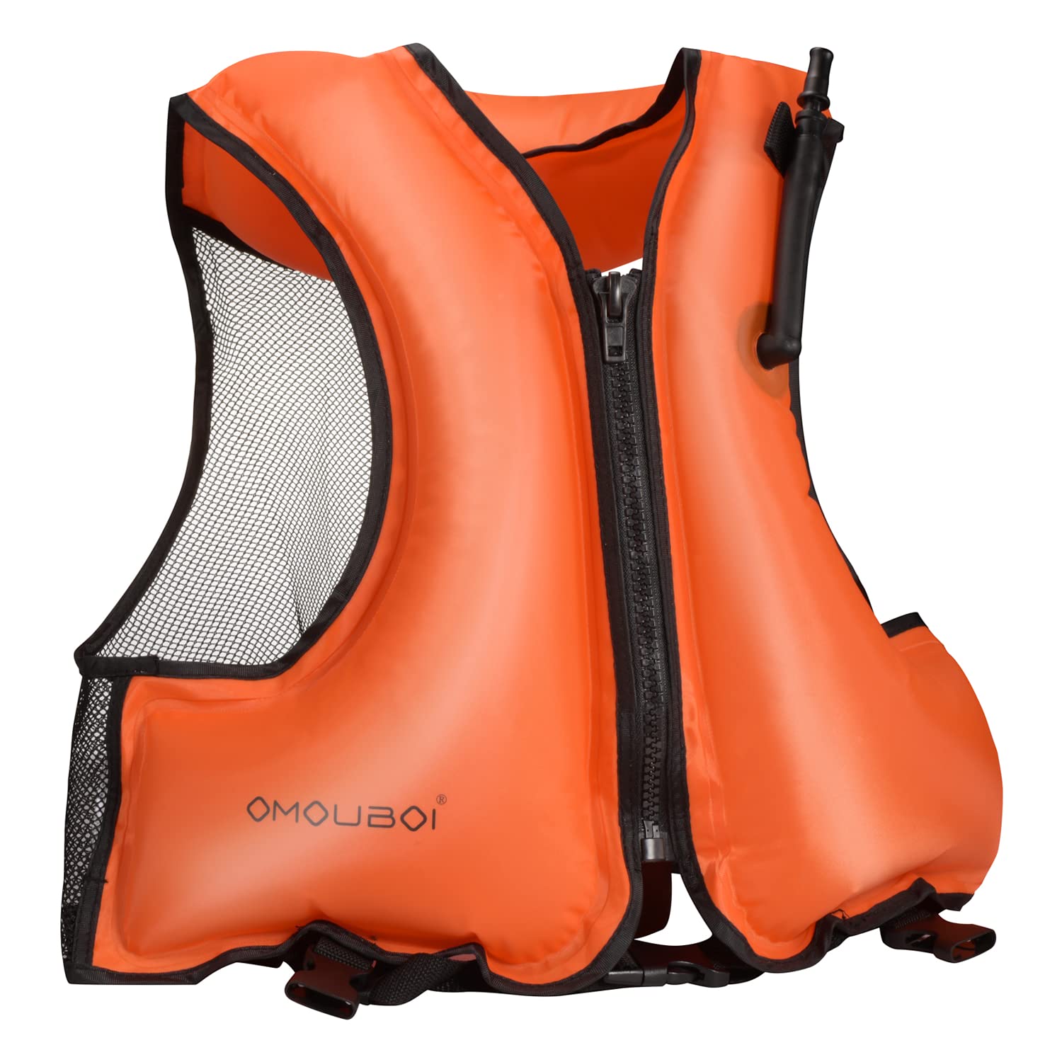 **Inflatable Snorkel Vest for Adults - Adjustable Swim Jacket for Men & Women (40-100kg) - Safety Float Vest for Snorkeling, Kayaking, Paddle Boarding, Fishing & Surfing - Perfect for Beach, Pool & Water Sports**