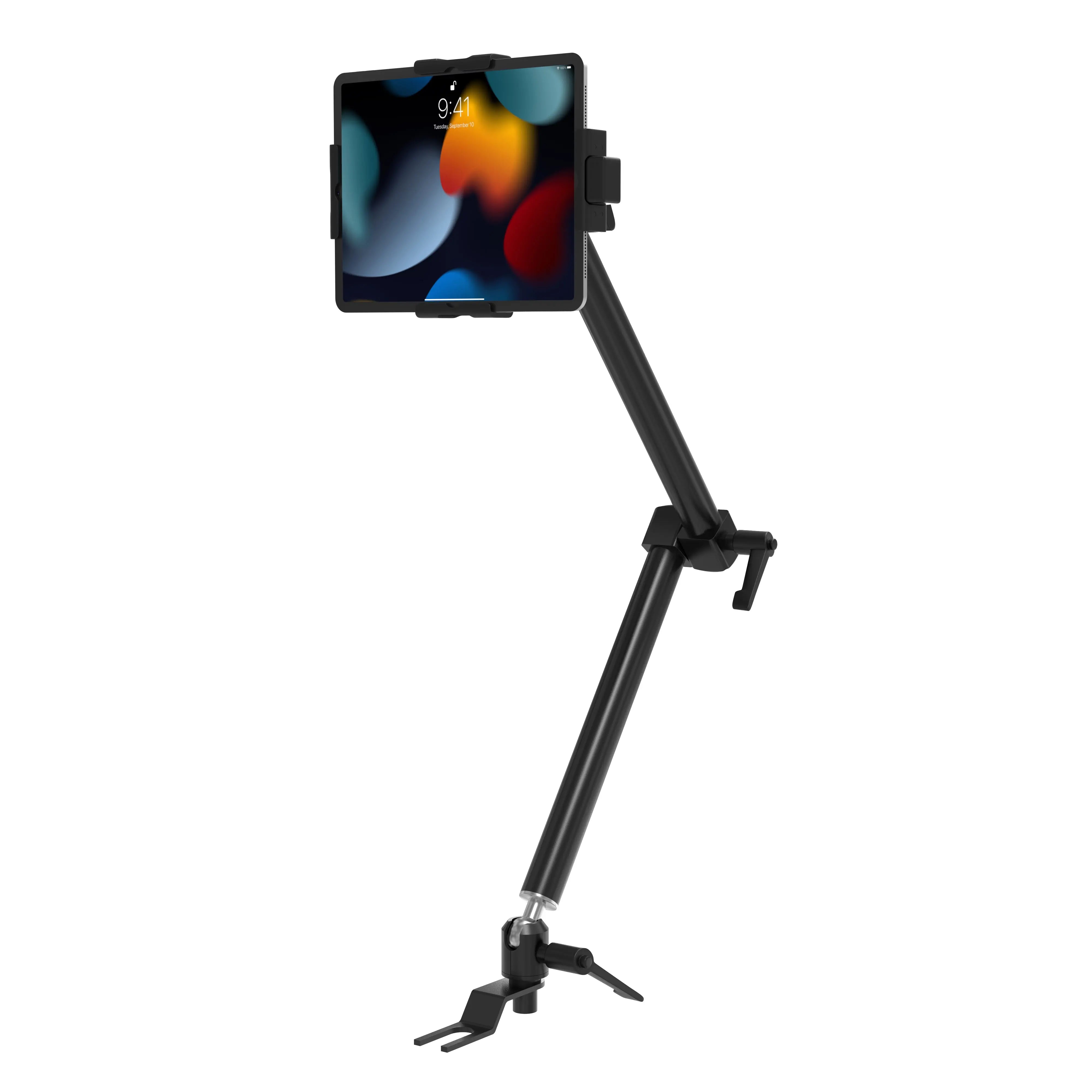 Heavy Duty Aluminum Vehicle Mount for Trucks & SUVs - Secure & Durable Car Phone Holder for Off-Road, Camping & Work Sites