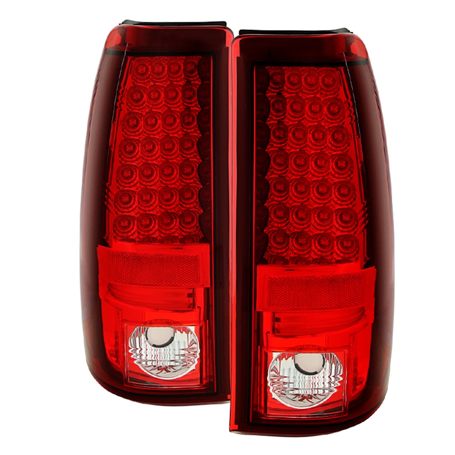 Spyder Auto 5001740 LED Tail Lights Red/Clear - High Visibility Brake Lights for Cars, Trucks & SUVs