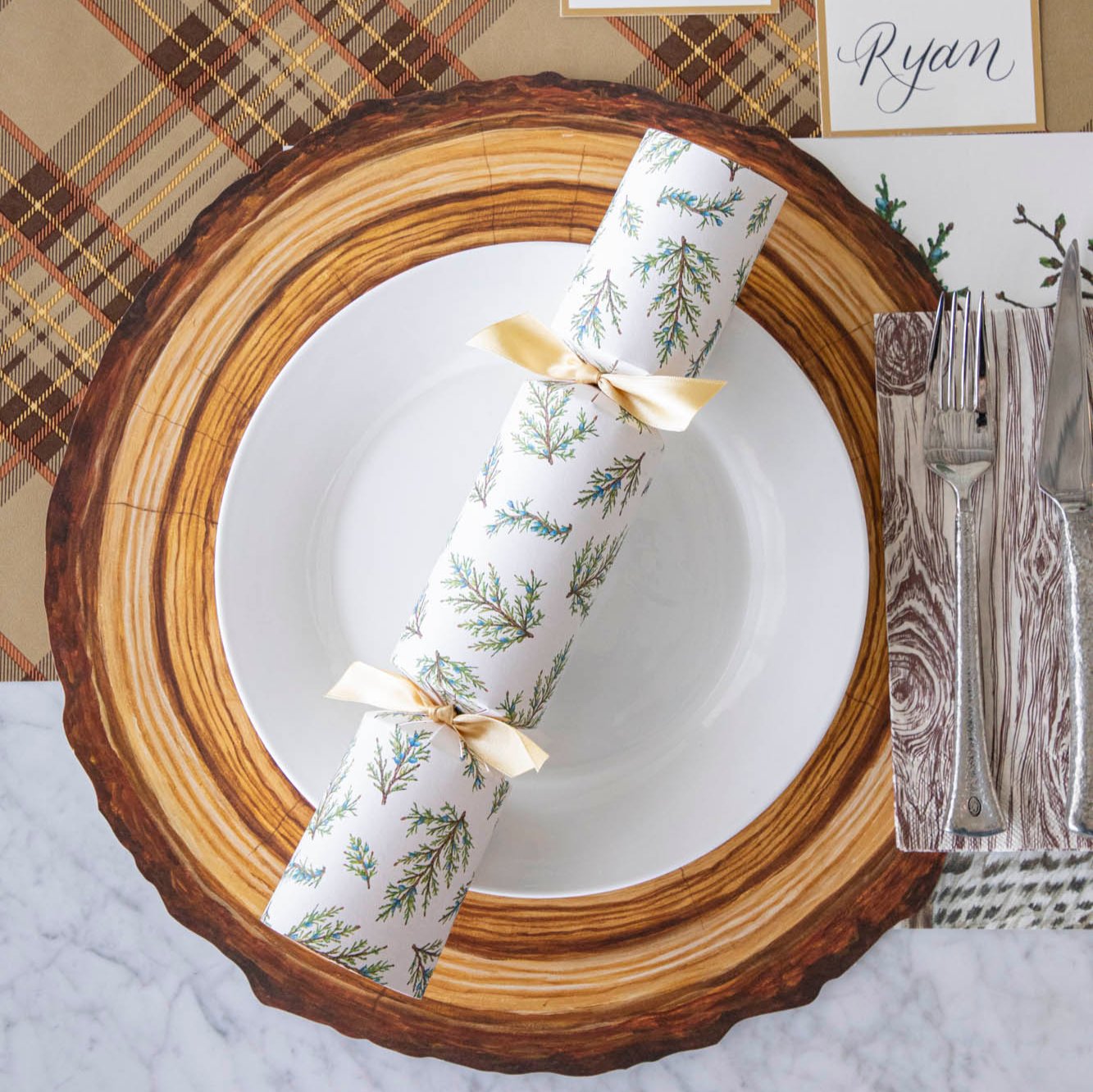 Natural Wood Slice Placemats - Rustic Round Wooden Coasters for Table Decor - Perfect for Farmhouse, Wedding, and Holiday Dining Decorations