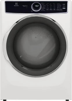 Electrolux ELFG7537AW 8.0 Cu. Ft. 27 Inch White Gas Dryer - Perfect for Large Laundry Loads in Homes & Apartments