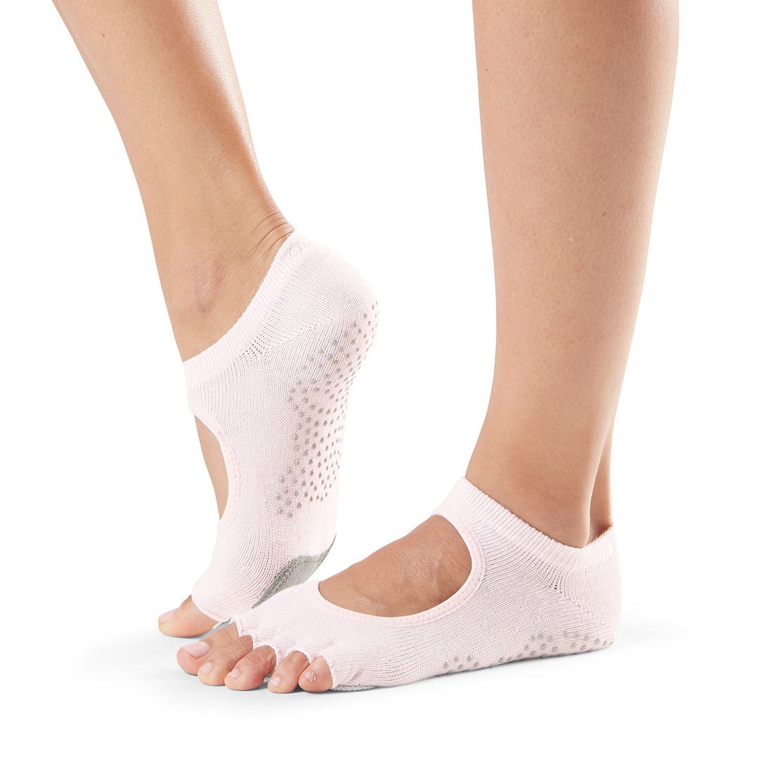 ToeSox Plie Dance Socks for Ballet, Yoga & Pilates - Non-Slip Grip, Breathable & Comfortable for Dance Classes, Workouts & Performance