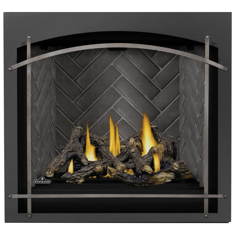 Napoleon Altitude X 36 Inch Direct Vent Gas Fireplace - AX36 Model | Indoor Home Heating Solution for Living Rooms & Bedrooms
