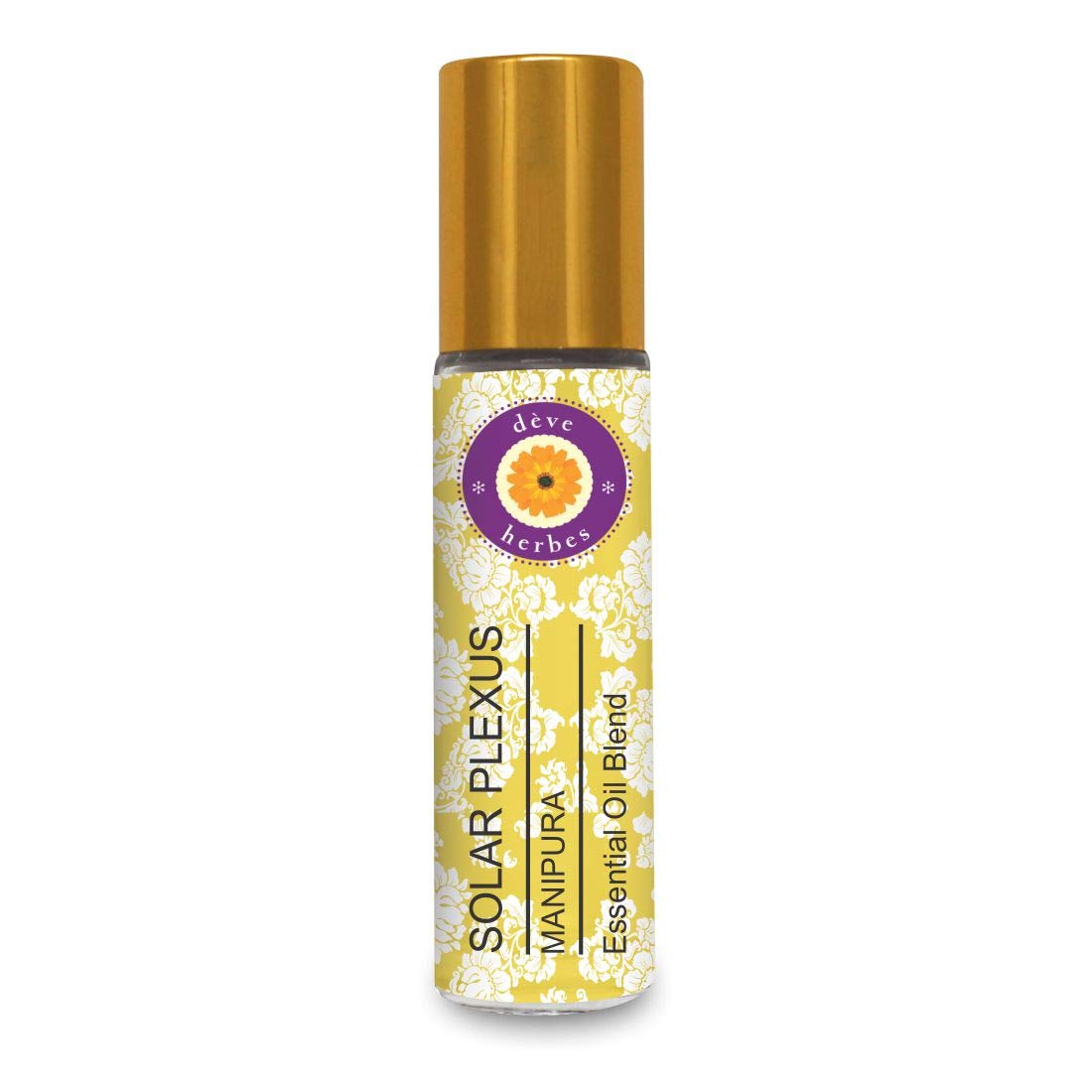 Deve Herbes Solar Chakra (Manipura) Essential Oil - 8ml for Meditation, Yoga, Chakra Healing, Relaxation & Spiritual Rituals | Natural Aromatherapy for Energy Balance & Stress Relief | Perfect for Home, Studio & Travel Use