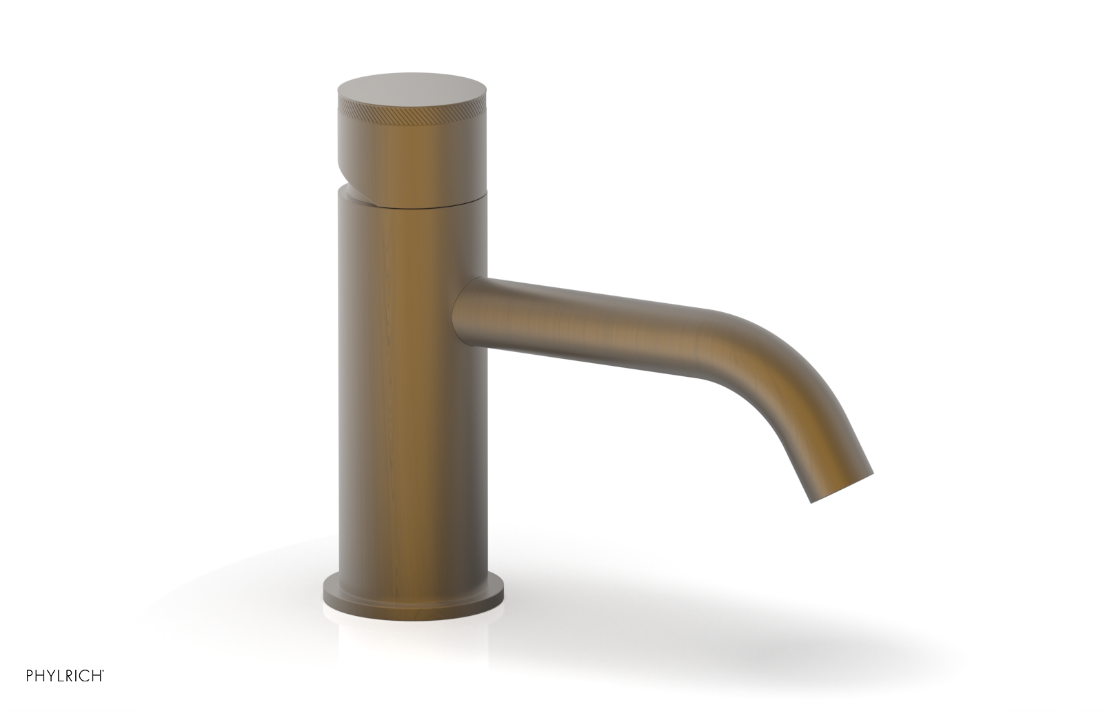 BASIC II 6 Single Hole Bathroom Faucet with Knurled Handle - Chrome Finish for Modern Sink Vanity (Perfect for Home, Hotel & Restaurant Renovation)