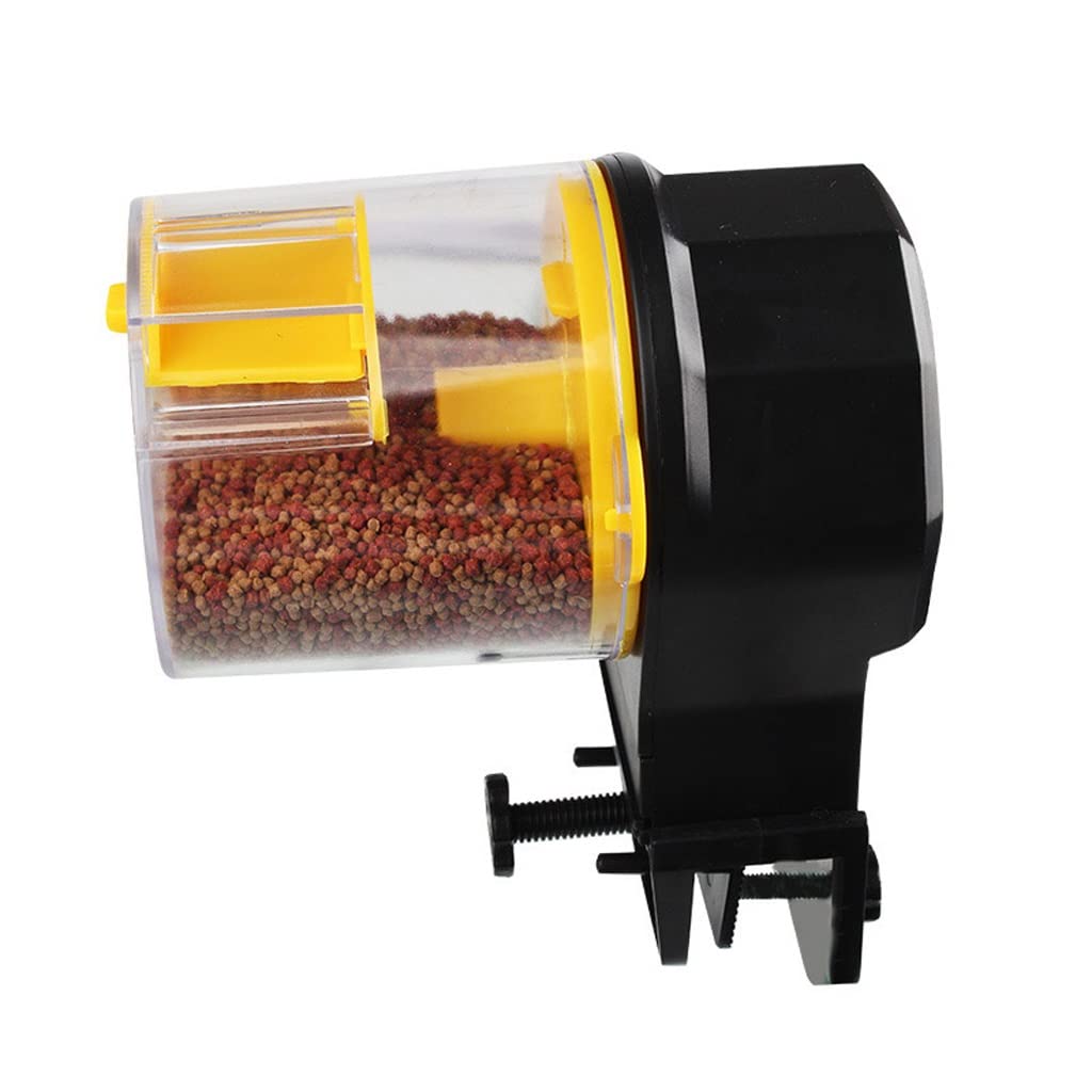 Automatic Fish Feeder with Timer - Adjustable Aquarium Food Dispenser for Fish Tank & Pond - Perfect for Vacation, Weekend Getaways & Daily Feeding