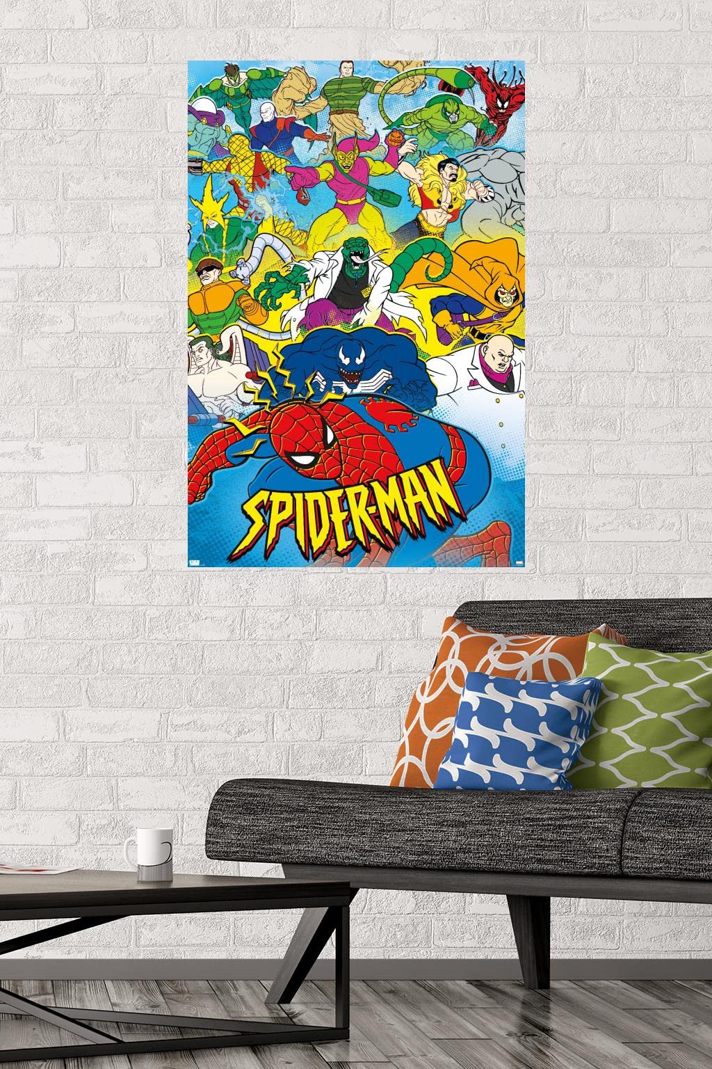 Marvel Comics Spider-Man 90s Animated Wall Poster - 34