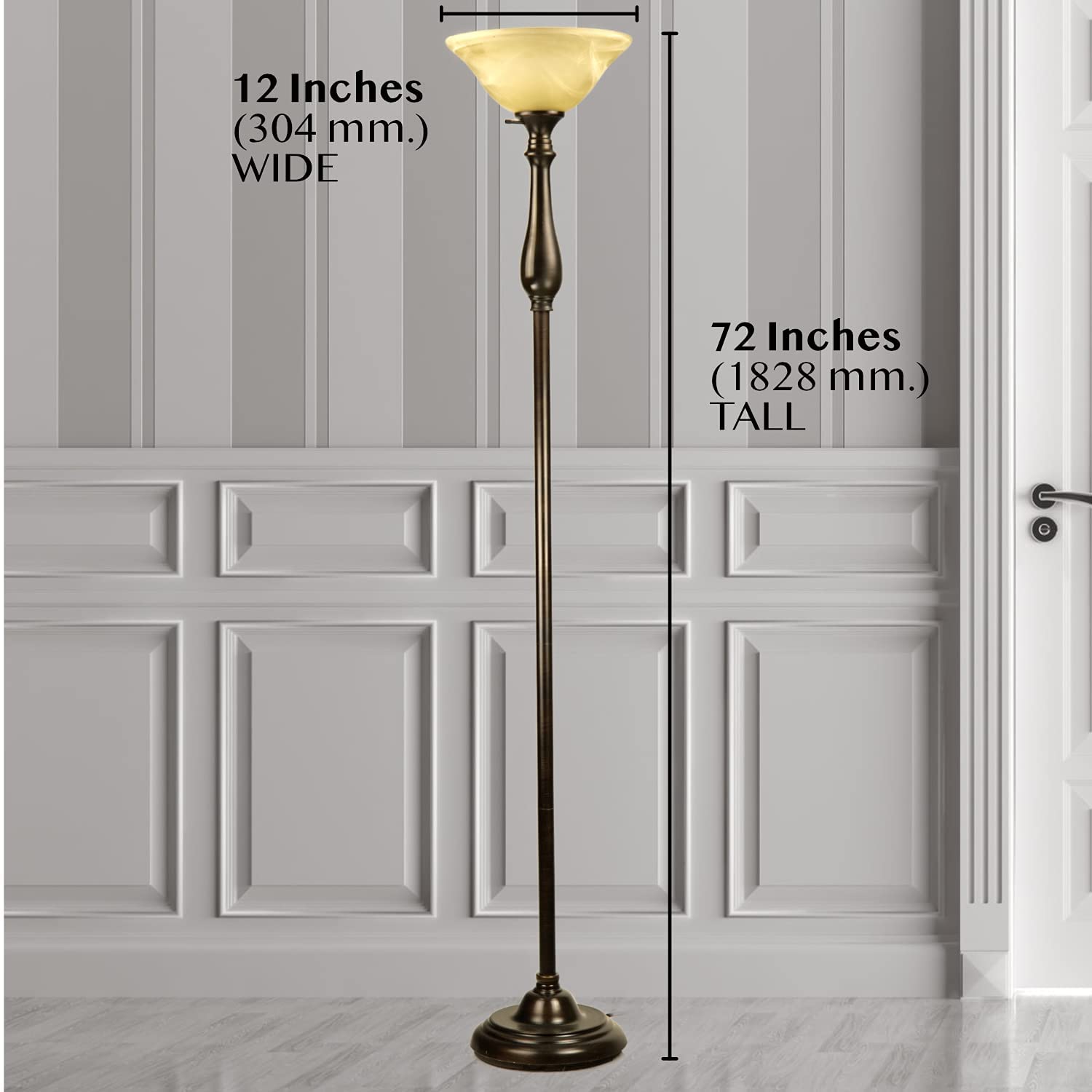 Royal Floor Lamp & Accent Lighting Set - Modern Home Decor for Living Room, Bedroom, or Office | LIGHTACCENTS
