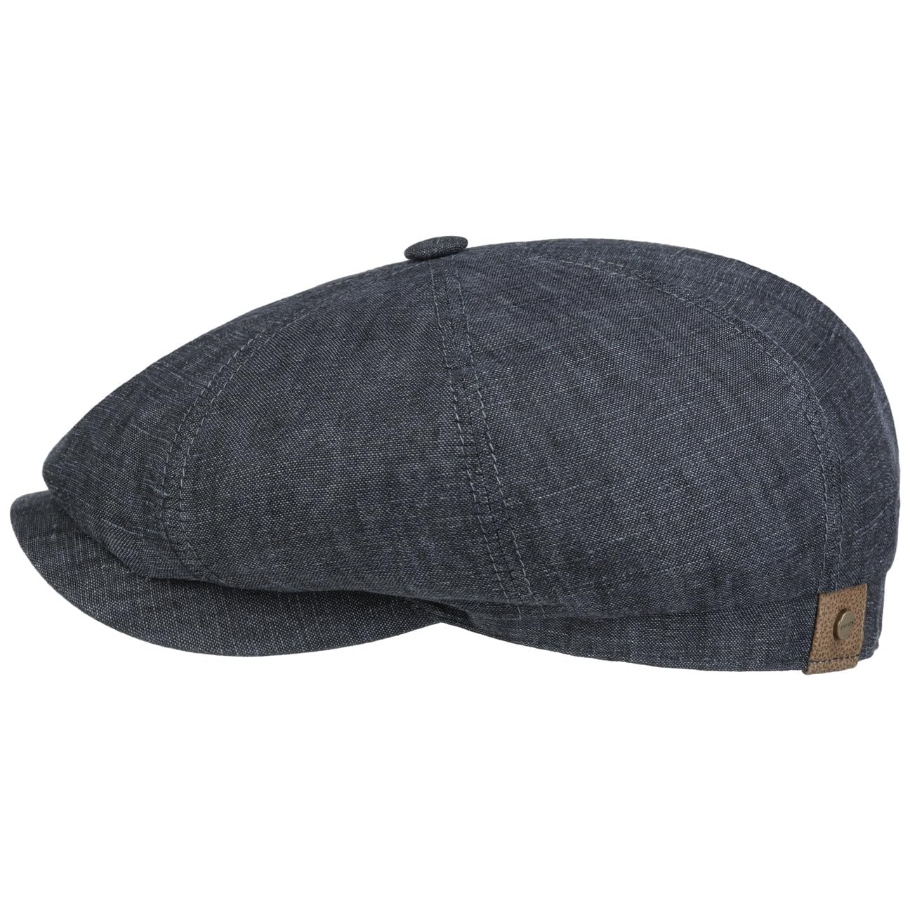 Stetson Hatteras Linen Newsboy Cap for Women & Men - Breathable Summer Hat Made in EU | Casual Outfit Accessory for Beach, Travel & Outdoor Activities