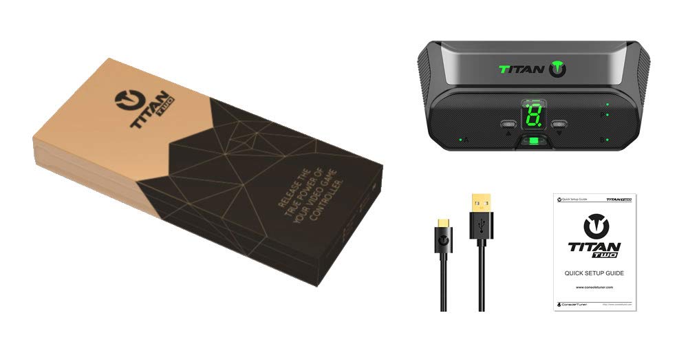 Titan Two Device - Advanced Programmable Gaming Adapter for PS4, PS3, Xbox One, 360 & Switch | Scripts, Macros, Mods & Remapping | Keyboard & Mouse Support | Perfect for Competitive Gaming & Console Modding