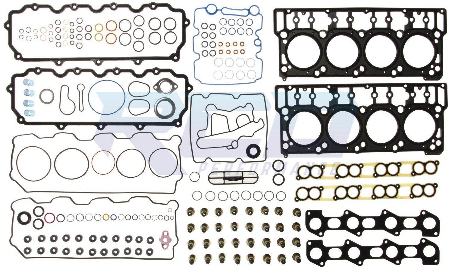 Mahle Head Gasket Kit with ARP Studs for Ford 6.0L 18mm Dowel - Perfect for Engine Rebuild & Performance Upgrades