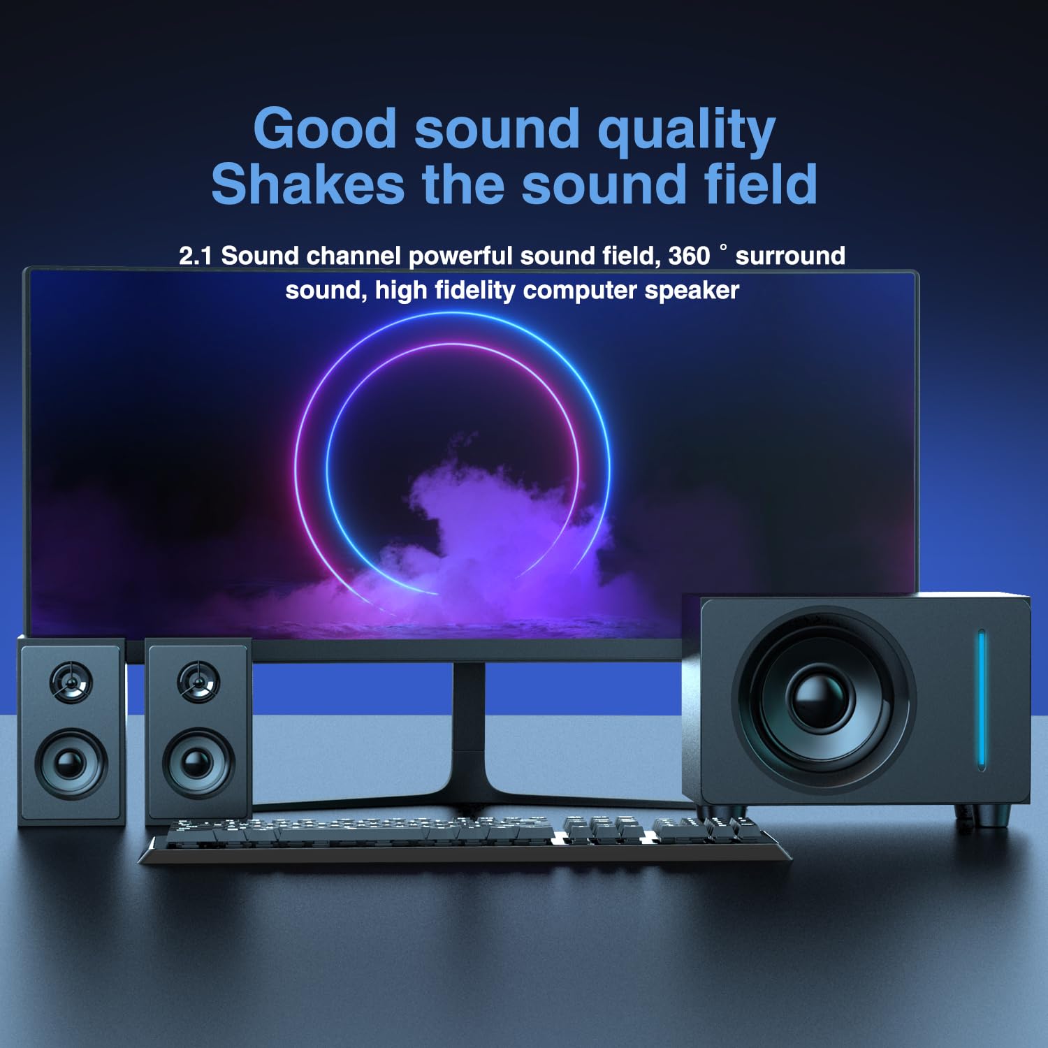 2.1 Channel Computer Speakers with 5.5