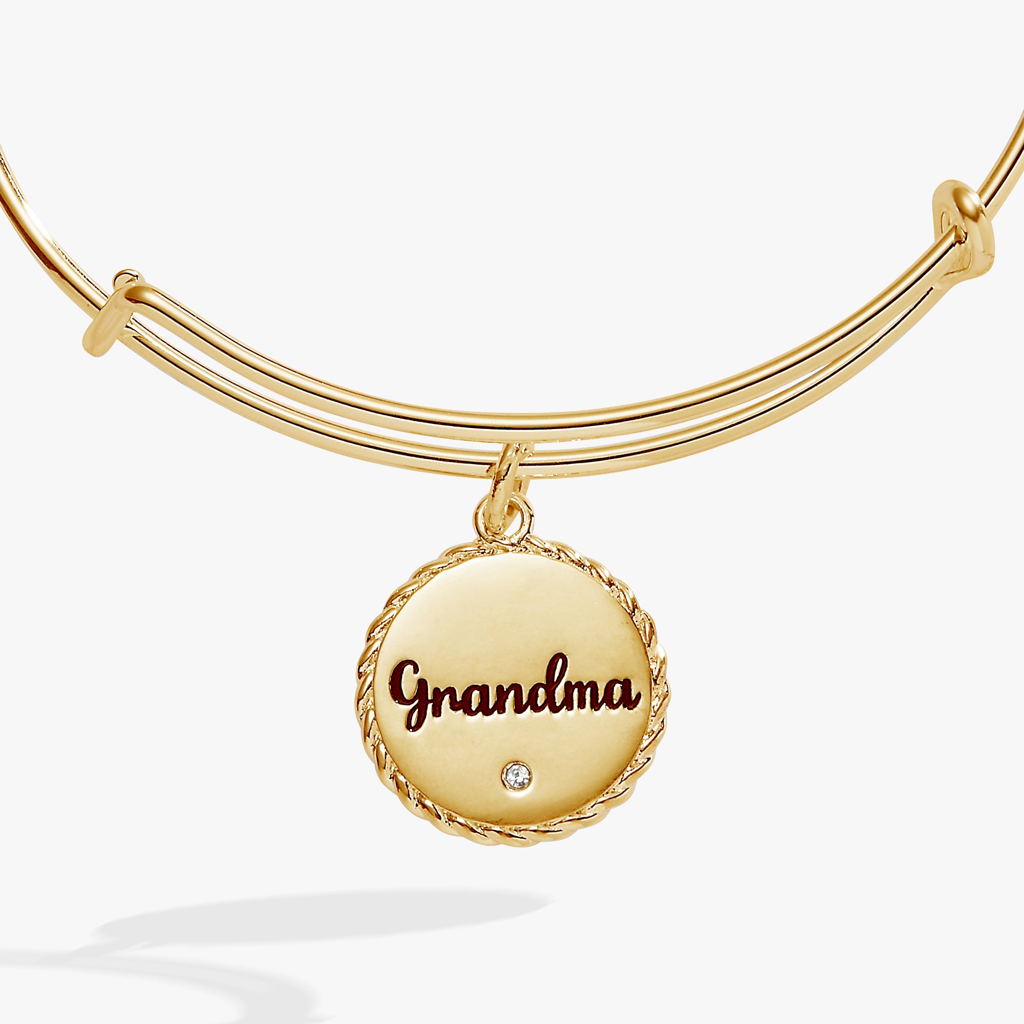 Vintage Grandma Charm Bangle - Elegant Adjustable Bracelet for Women - Perfect Gift for Mother's Day, Birthday & Special Occasions