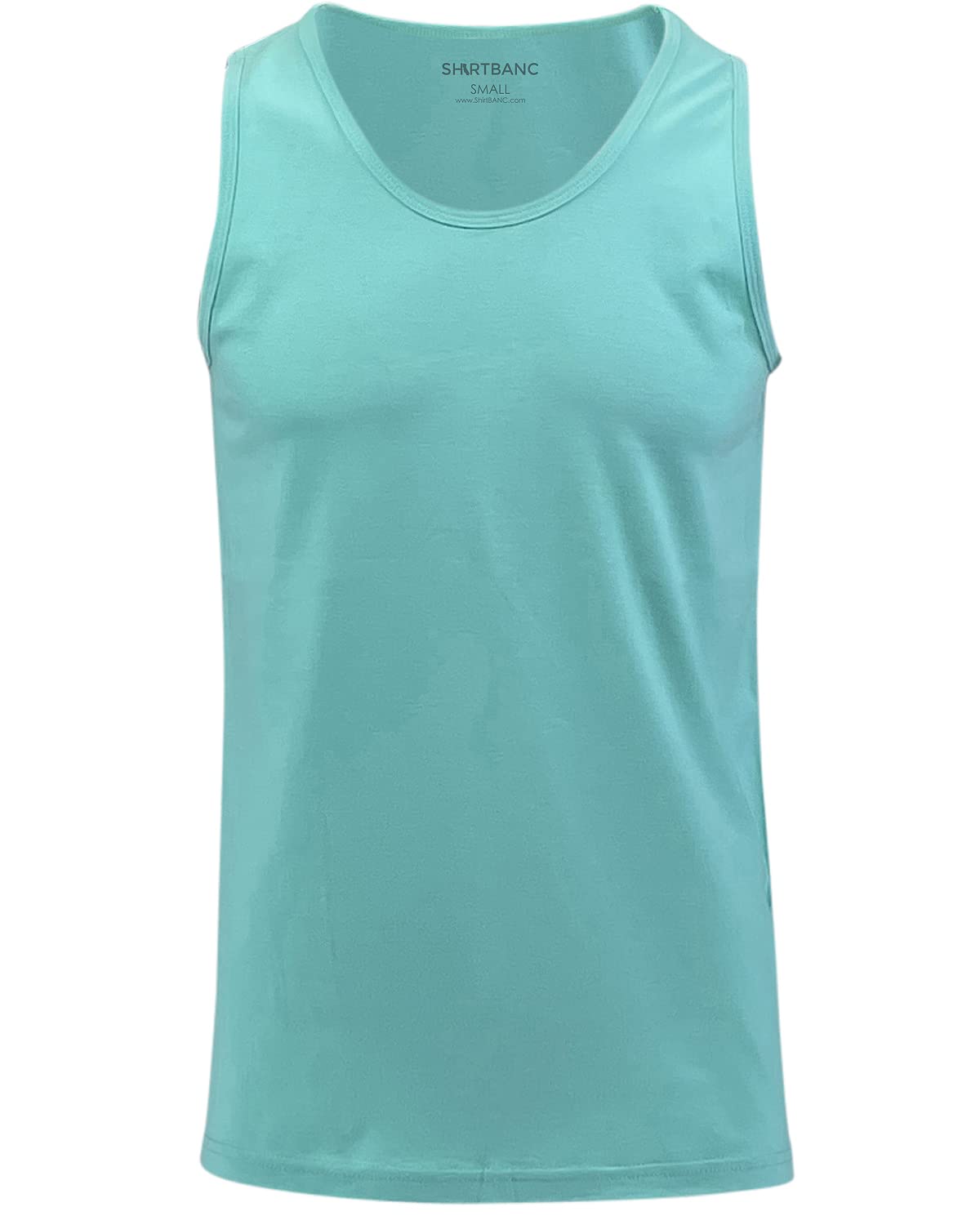 SHIRTBANC Men's Cotton Tank Top - Breathable Workout Shirts for Gym, Running & Beach - Sleeveless Athletic Undershirts for Summer & Casual Wear