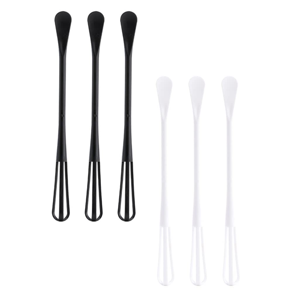 HEMOTON 6-Piece Manual Egg Beater Set - Handheld Mixer for Milk, Eggs, Dough & Cake Batter - Stainless Steel Kitchen Whisk Tool for Baking, Cooking & Mixing - Perfect for Home, Restaurant & Bakery Use