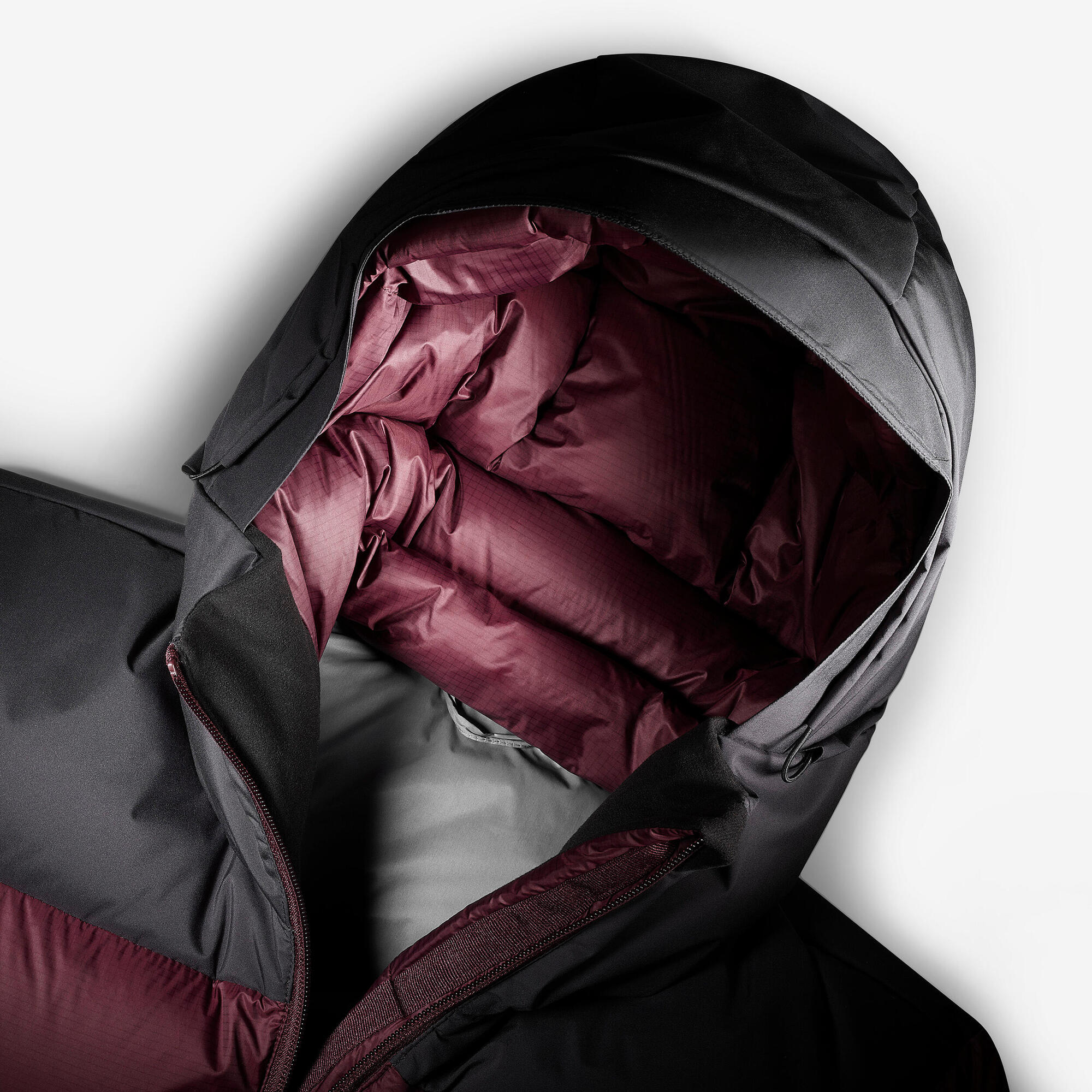 Forclaz Women's MT900 Hooded Down Puffer Jacket - Lightweight Winter Coat, Waterproof Warm Jacket for Hiking, Skiing & Outdoor Activities