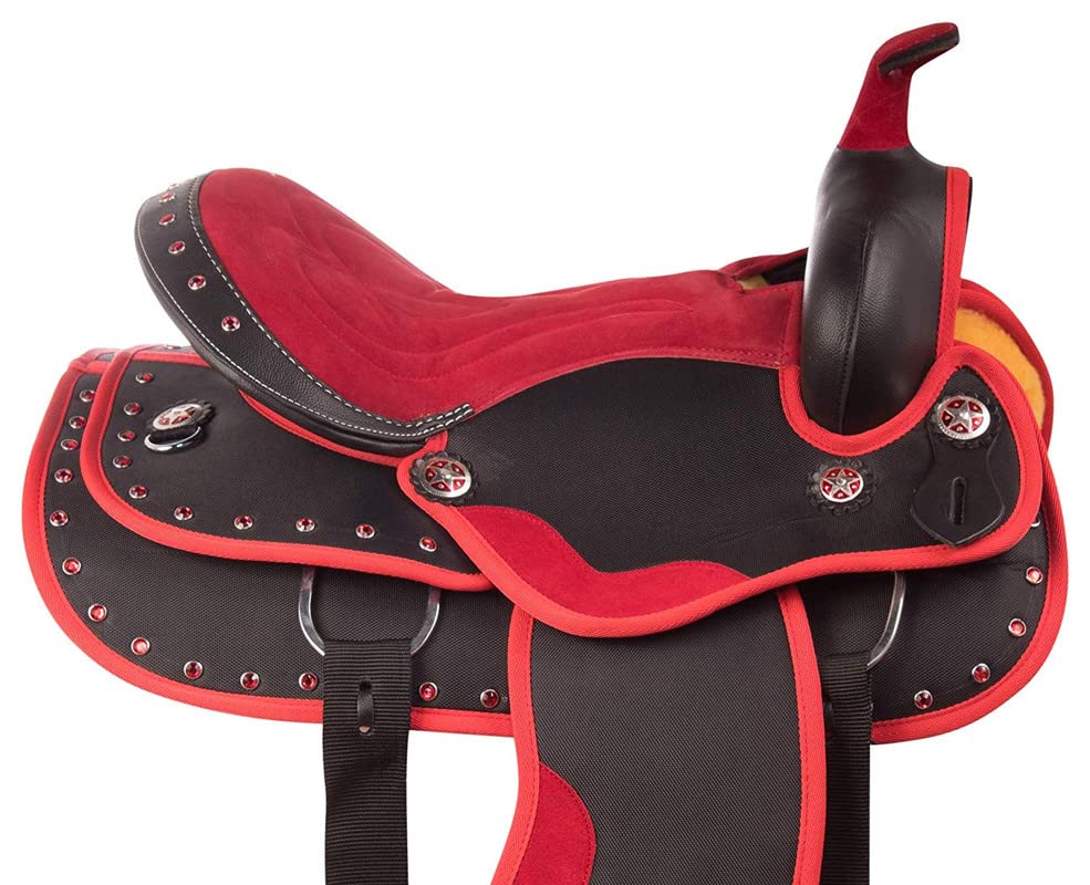 Premium Synthetic Western Horse Saddle 14