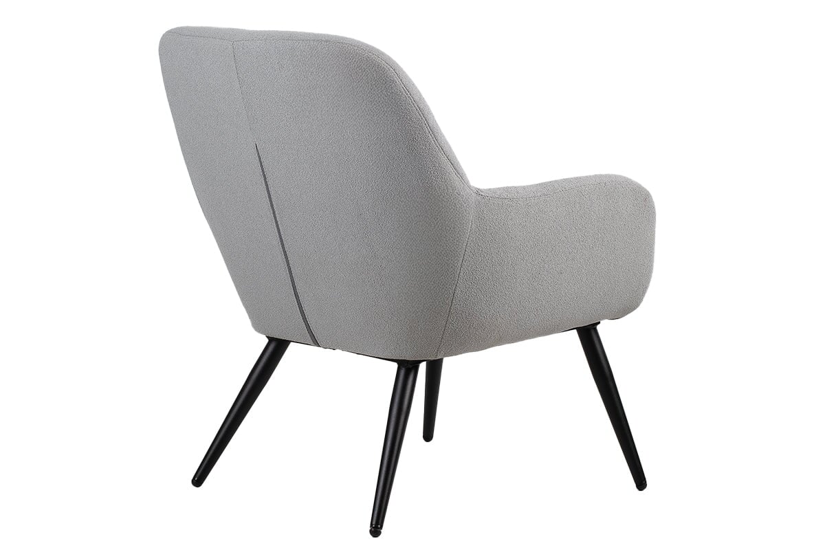 Willow Lounge Armchair - Modern Accent Chair for Living Room, Bedroom & Office - Comfortable Upholstered Reading Chair with Solid Wood Legs - Perfect for Relaxing, Reading & Small Spaces