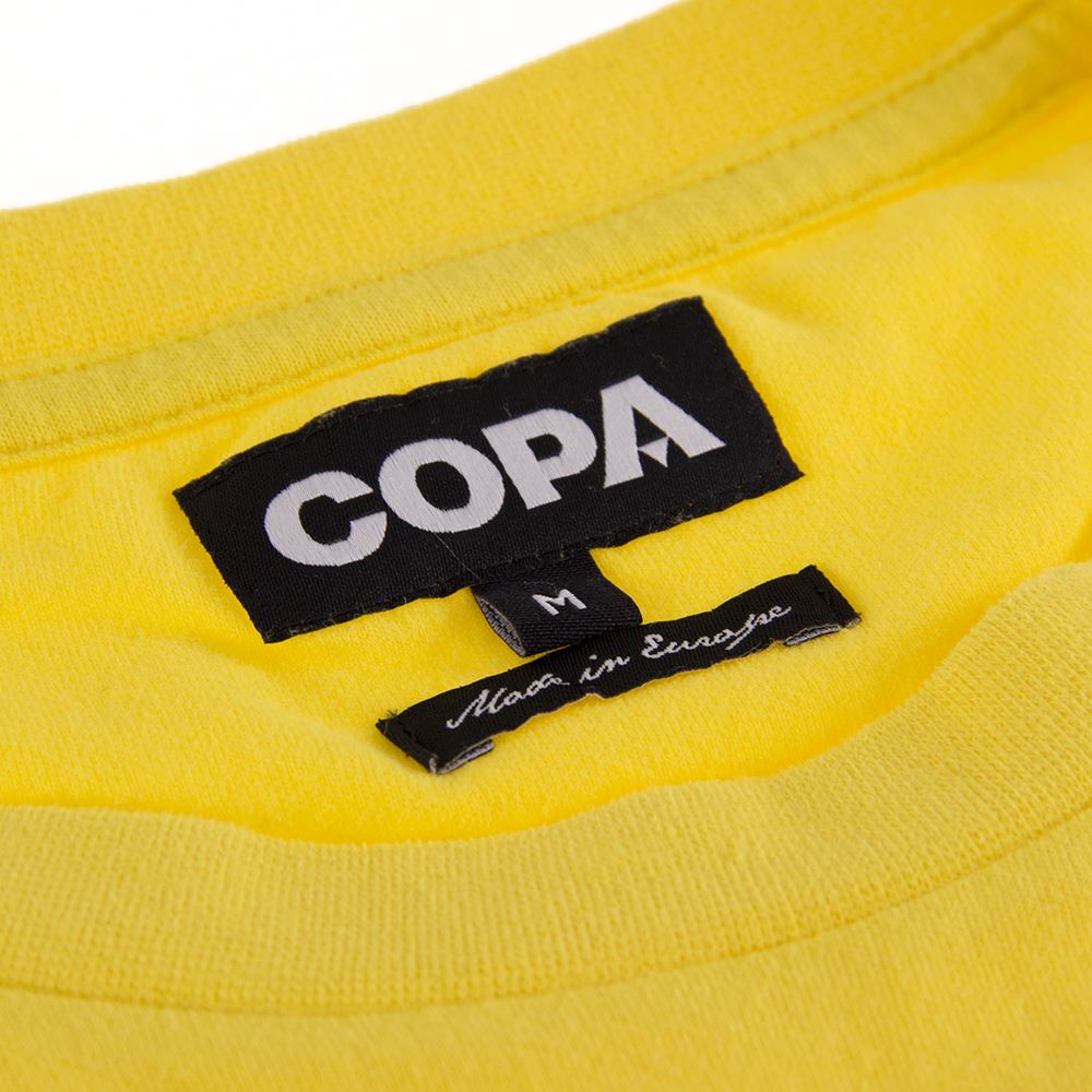 Brazil 2002 World Champions COPA Football Embroidered T-Shirt - Vintage Soccer Jersey for Fans & Collectors - Perfect for Game Day, Parties & Sports Events