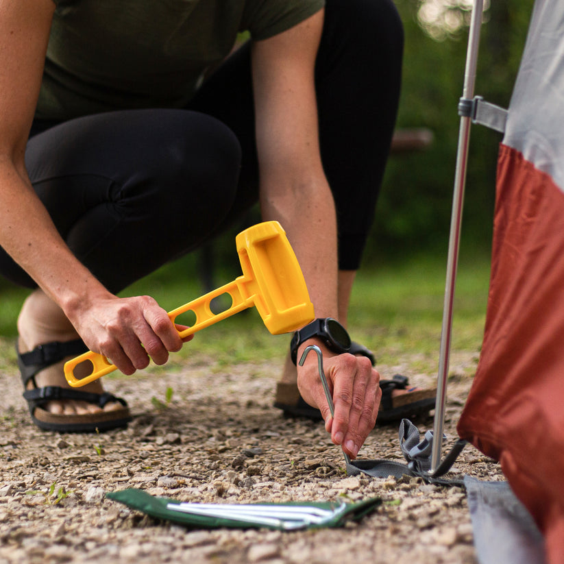 Coghlan's 7-Inch Steel Tent Pegs - Heavy Duty Camping Stakes (4-Pack) - Perfect for Backpacking, Hiking & Outdoor Adventures