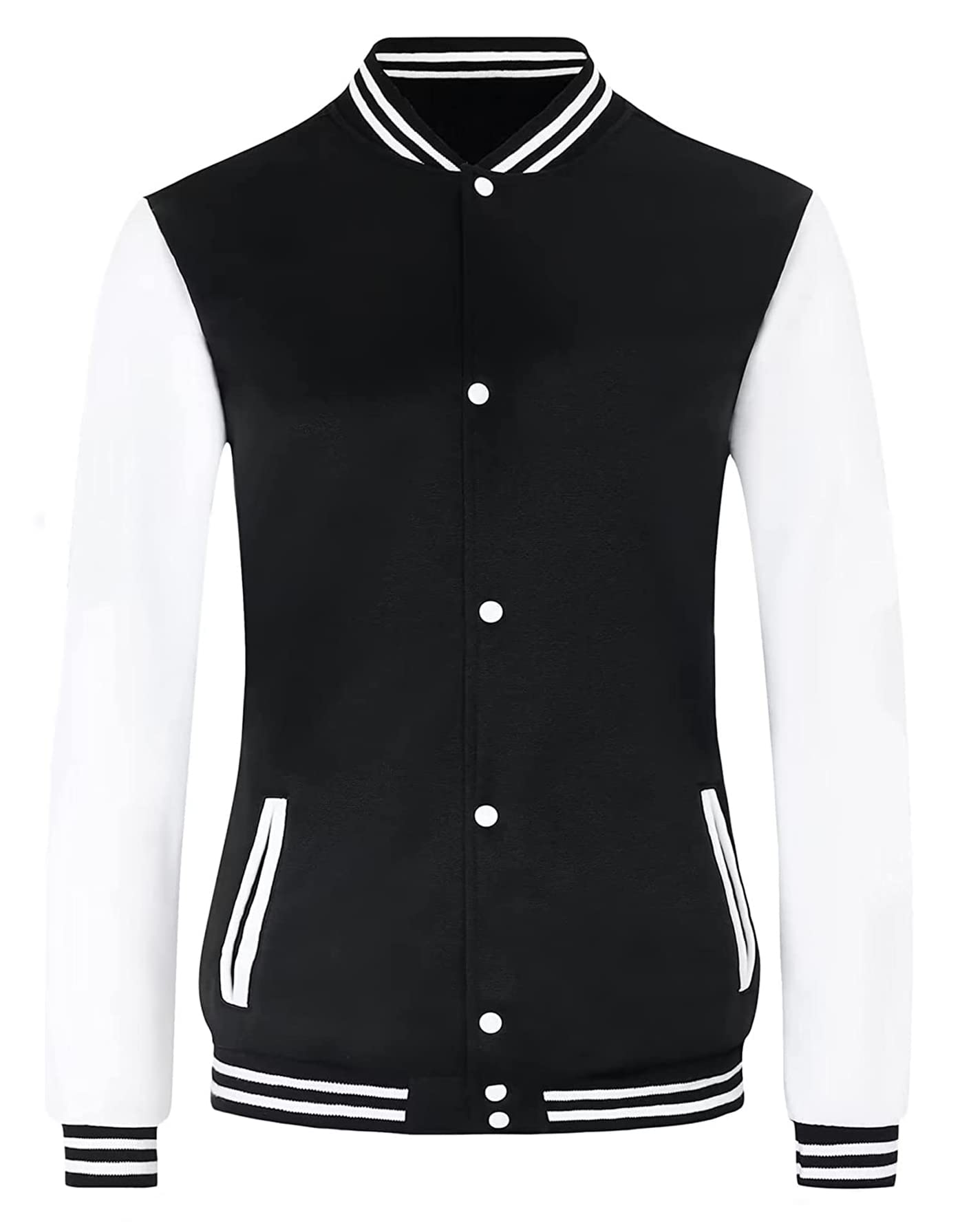 Yuji Itadori Women's Varsity Jacket - Lightweight Baseball Fleece Coat with Button Down Design | Anime Cosplay, Casual Streetwear, and Fall Fashion Outfit