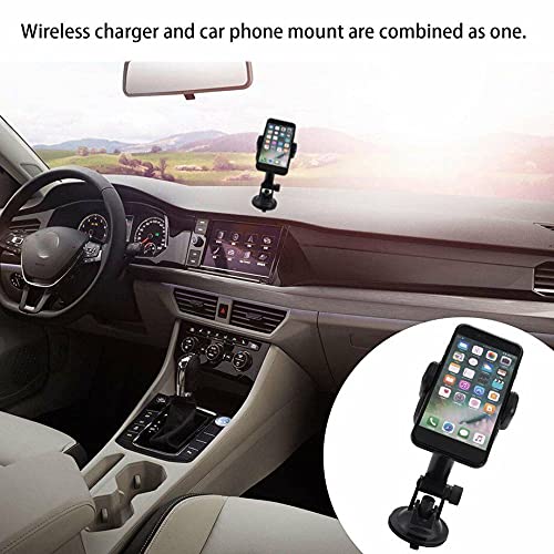 Universal Auto Wireless Charging Car Mount - Gravity Air Vent Phone Holder for iPhone & Android - Hands-Free Charging While Driving