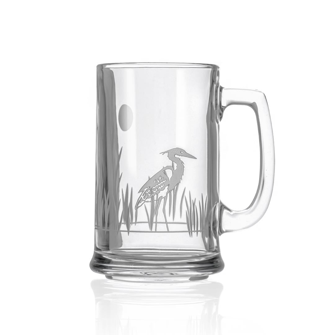 Premium 15oz Beer Mug Set of 2 - Heavy Duty Glass Pub Mugs for Beer, Cocktails & Iced Drinks - Perfect for Home Bars, Parties & Outdoor Gatherings