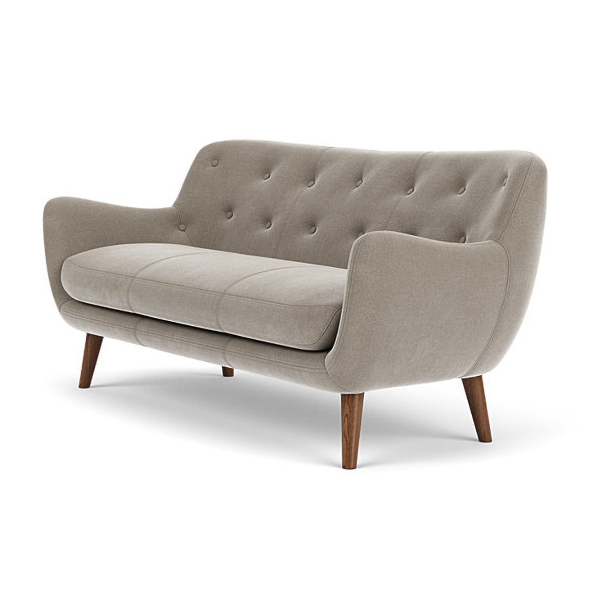 Herman Fabric 3-Seater Sofa - Modern Living Room Couch for Small Spaces, Comfortable Sectional Sofa for Apartment, Dorm & Home Decor | Perfect for Relaxing, Entertaining & Family Gatherings