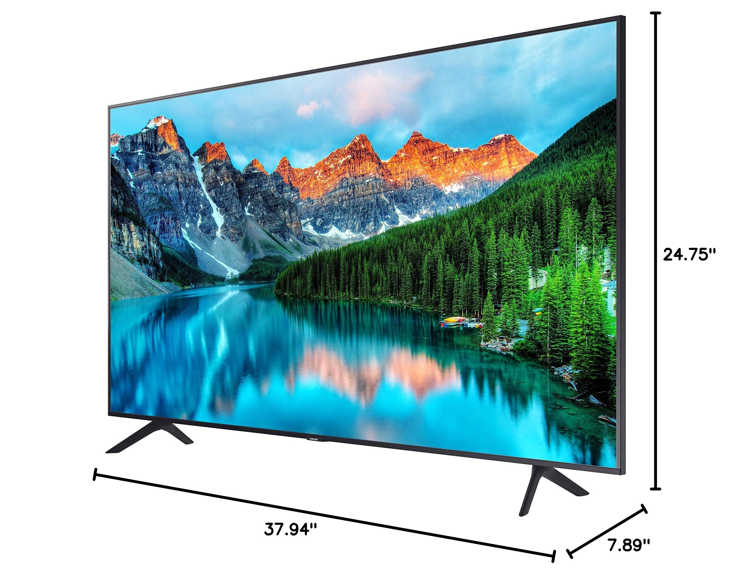 Samsung BE43T-H 43-Inch 4K UHD Commercial TV with HDMI, USB, Tuner & Built-in Speakers | 250 Nits | Easy Digital Signage Software | Perfect for Restaurants, Retail Stores & Office Displays