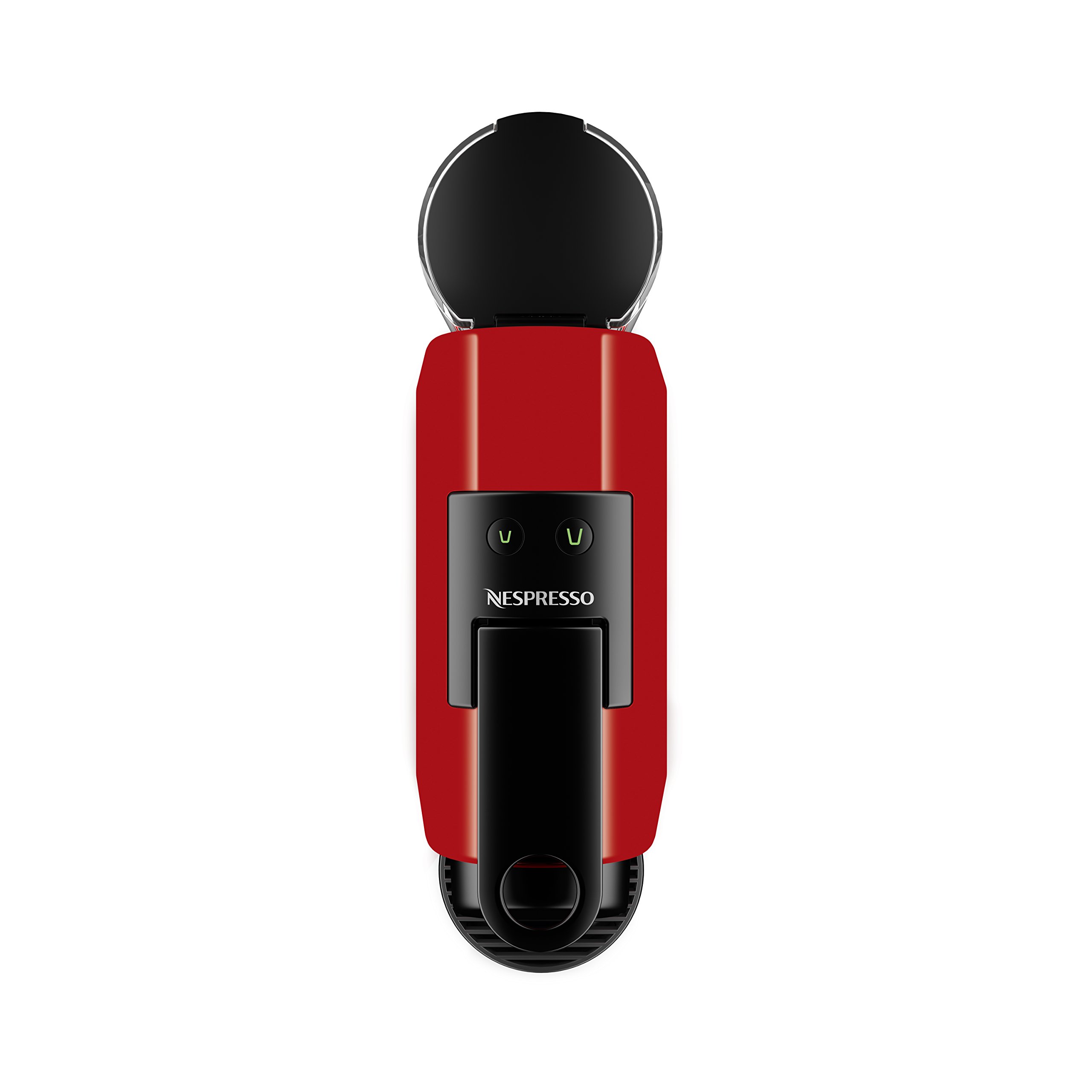 De'Longhi Nespresso Essenza Mini Espresso Machine with Milk Frother - 20.3oz Compact Coffee Maker for Home & Office - Perfect for Espresso & Cappuccino Lovers (Red)