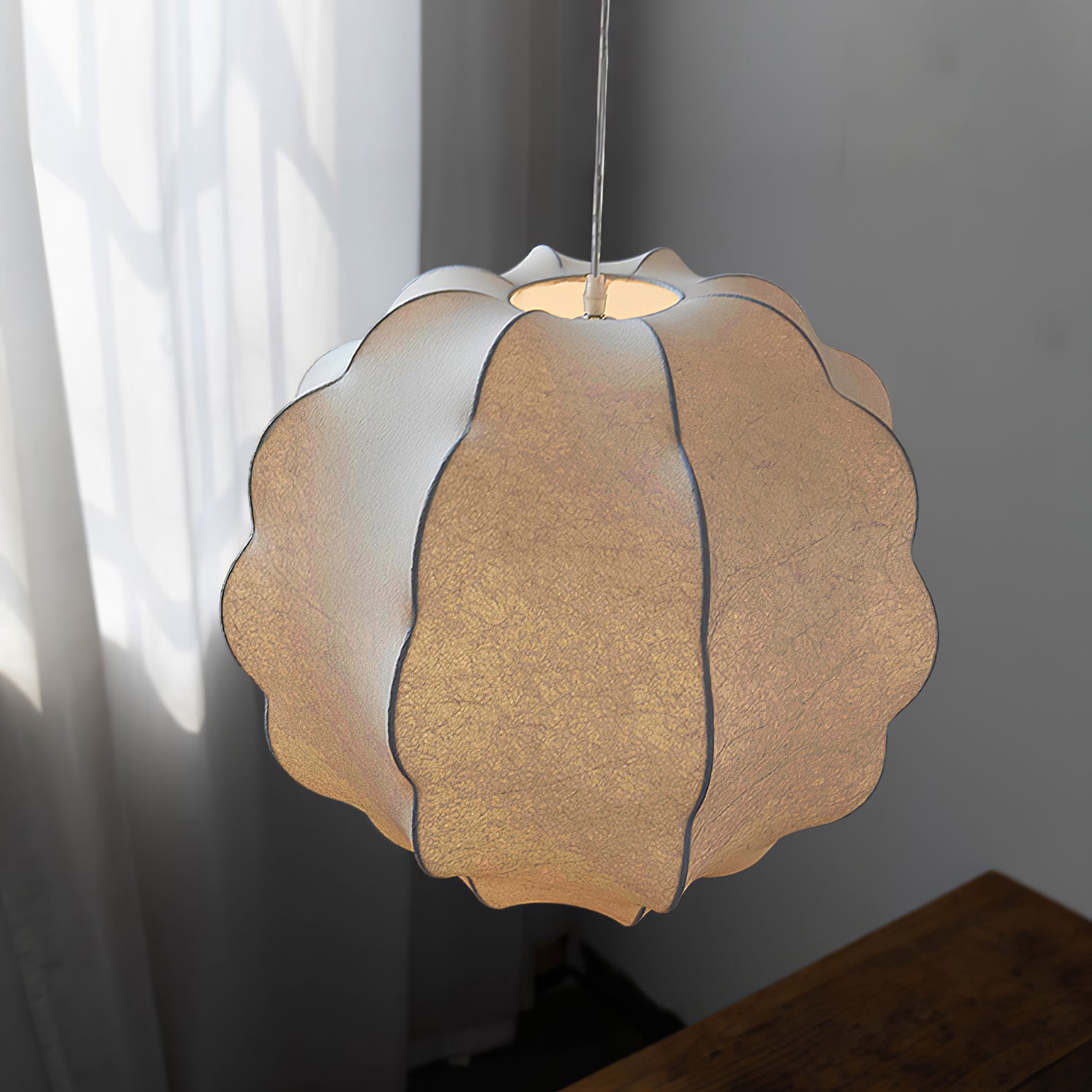 Celeste Petal Pendant Lamp - Modern Floral Glass Ceiling Light for Living Room, Bedroom & Dining Room - Elegant Home Decor Lighting Fixture
