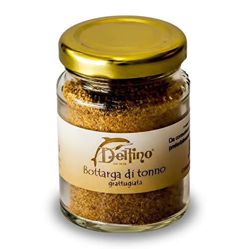 Premium Grated Tuna Bottarga 50g - Authentic Italian Gourmet Salted Fish Roe for Pasta, Risotto & Seafood Dishes