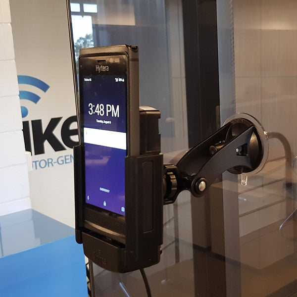 Hytera PNC550 Vehicle Mount Car Cradle Holder - Secure & Adjustable Radio Mount for Police, Security & Commercial Use - Perfect for First Responders, Truck Drivers & Fleet Management