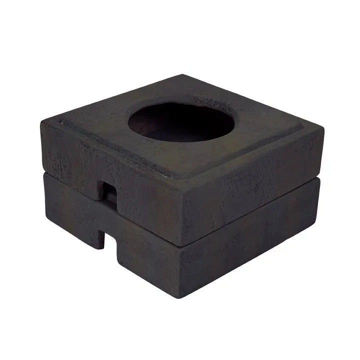 10cm Spillway Fountain Stand (2 Pack) - Durable Iron Ore Design for Garden, Pond, and Outdoor Water Features | Perfect for Decorative Waterfalls and Landscaping