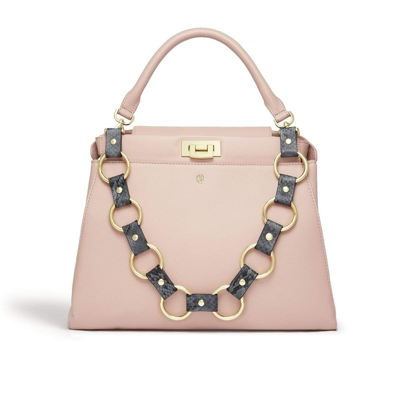 Vegan Leather Shoulder Bag for Women | Pink Nude Crossbody Purse | Stylish & Cruelty-Free Handbag for Work, Travel & Everyday Use