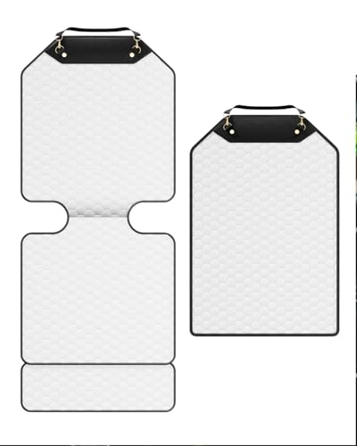 White Set Kick Mat+Seat Protector