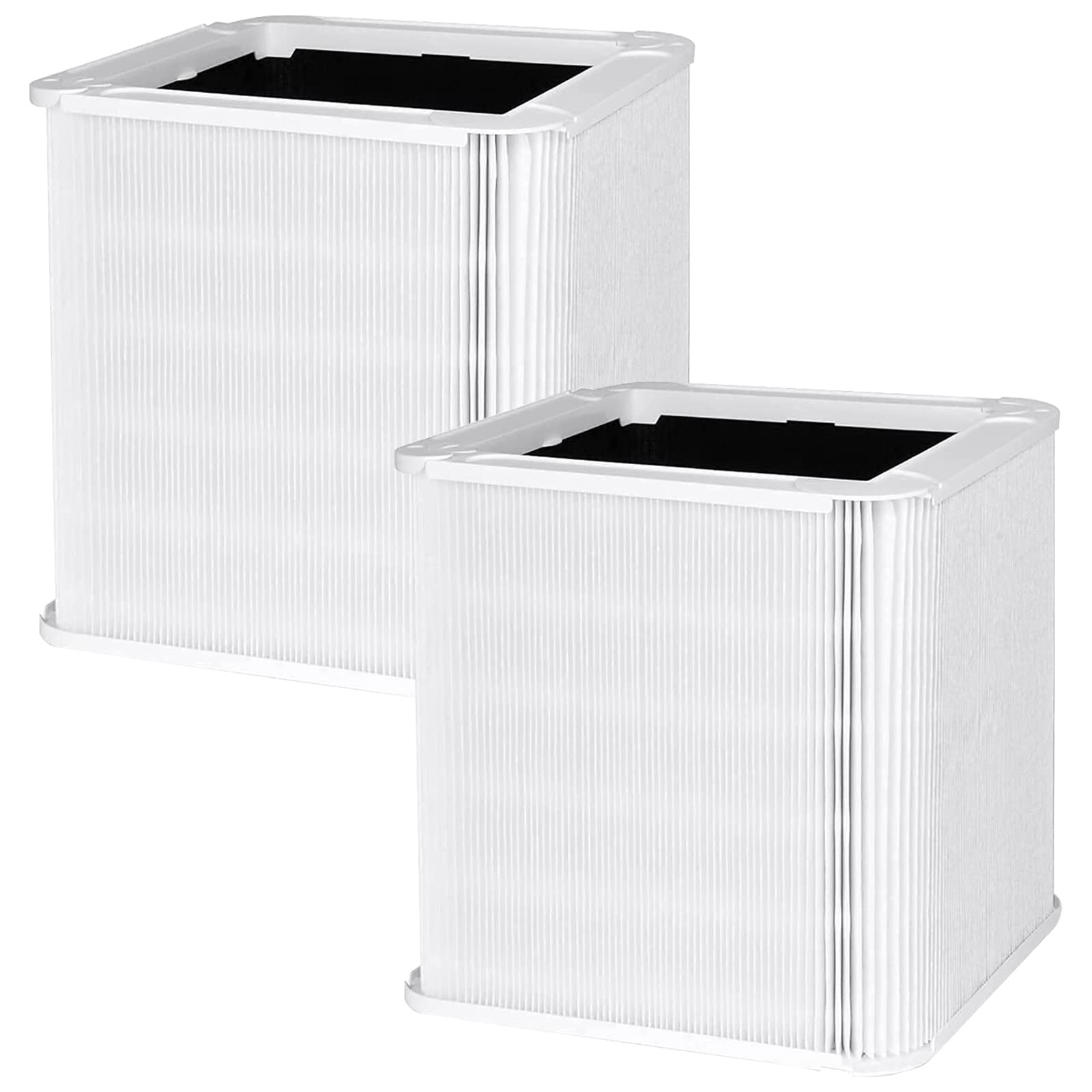 Carmerny Blue Pure 211+ True HEPA Replacement Filter - 2 Pack - Compatible with Blueair Blue Pure 211+ & Max Air Purifiers - Improves Indoor Air Quality for Allergies & Dust - Perfect for Home, Office & Nursery Use