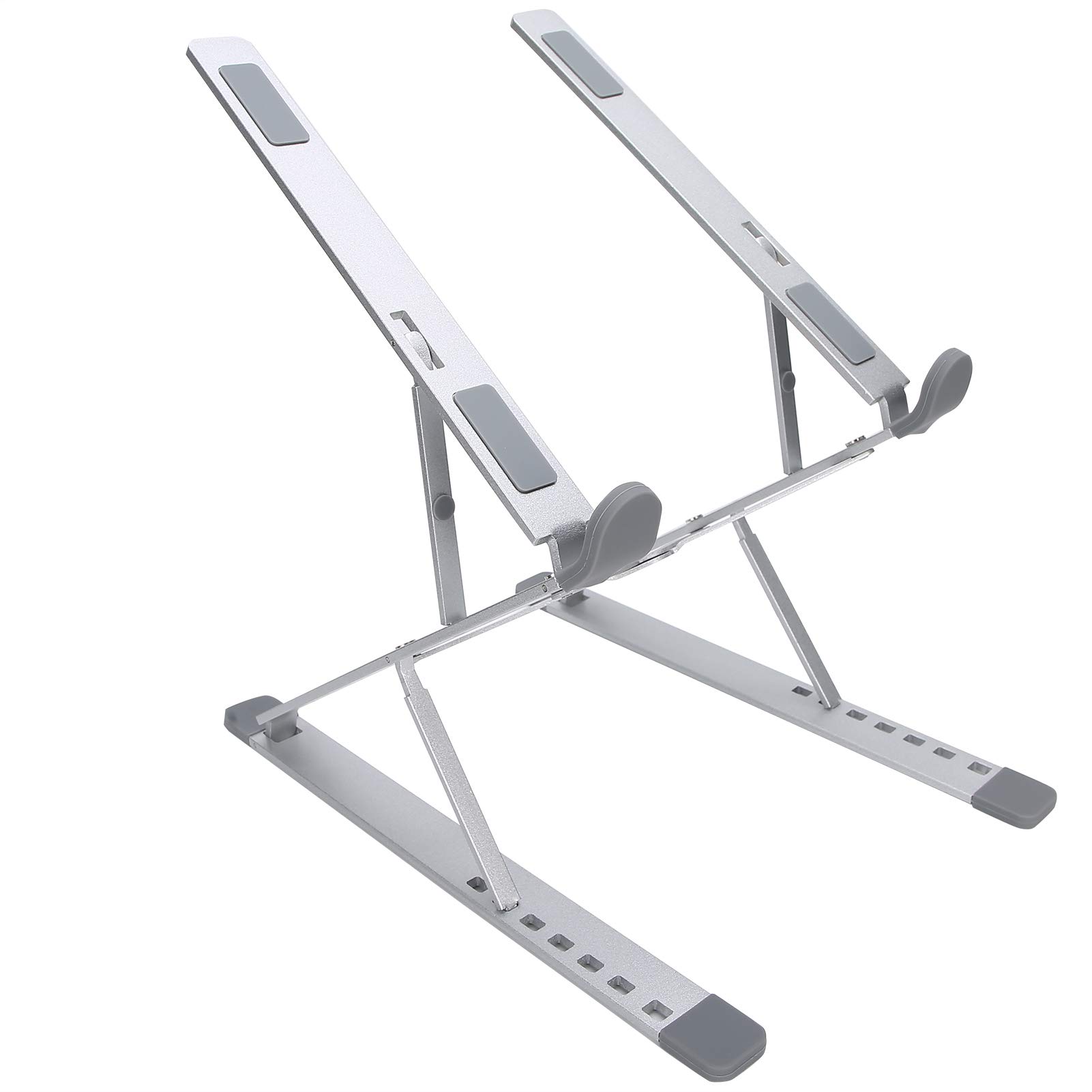 Garosa Aluminum Folding Laptop Stand - Portable & Adjustable Laptop Riser for Desk, Perfect for Home Office, Gaming, and Travel Use