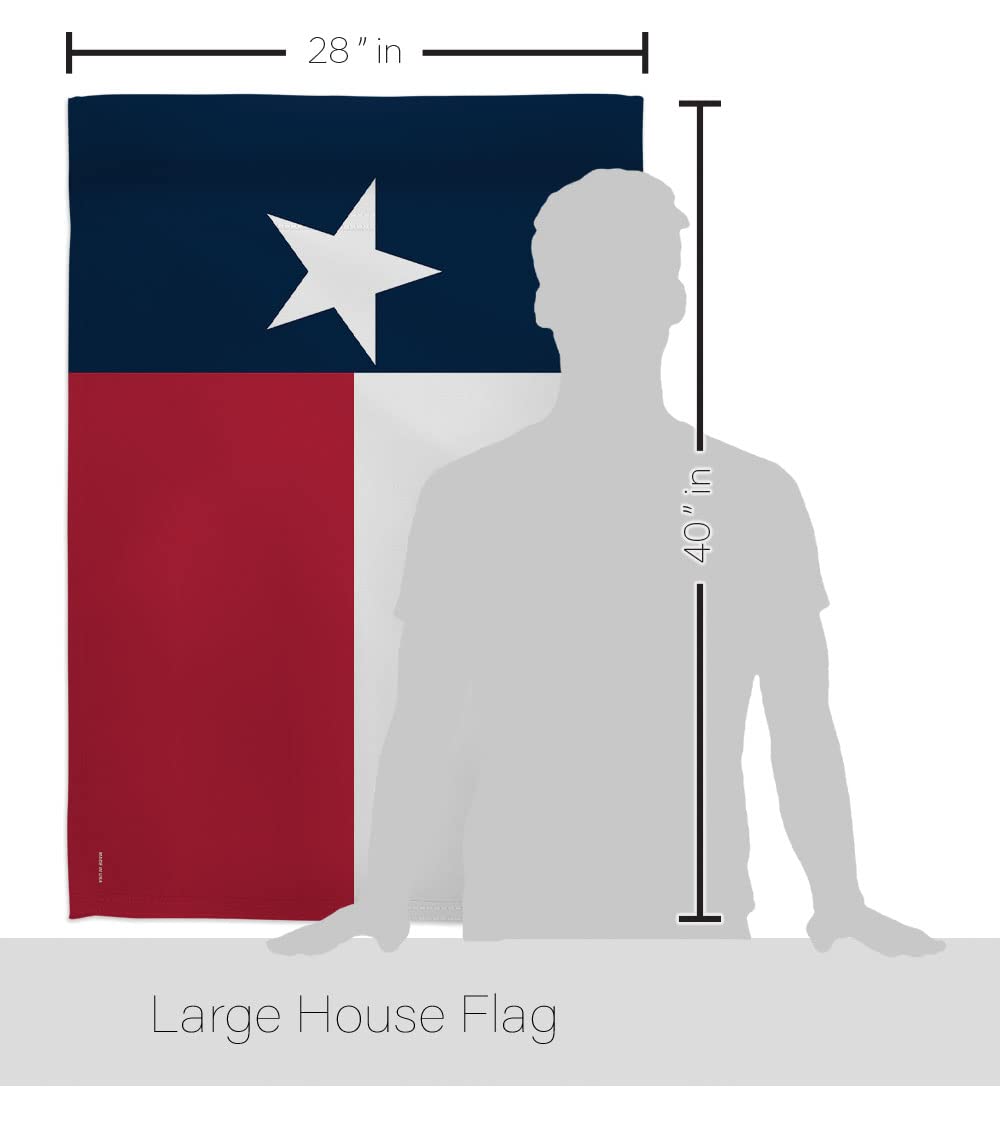 Texas Americana House Flag Set 28x40