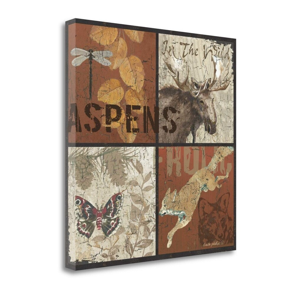 Aspens By Anita Phillips - Premium Fine Art Giclee Print on Gallery Wrapped Canvas, Ready to Hang Wall Decor for Living Room, Bedroom & Office