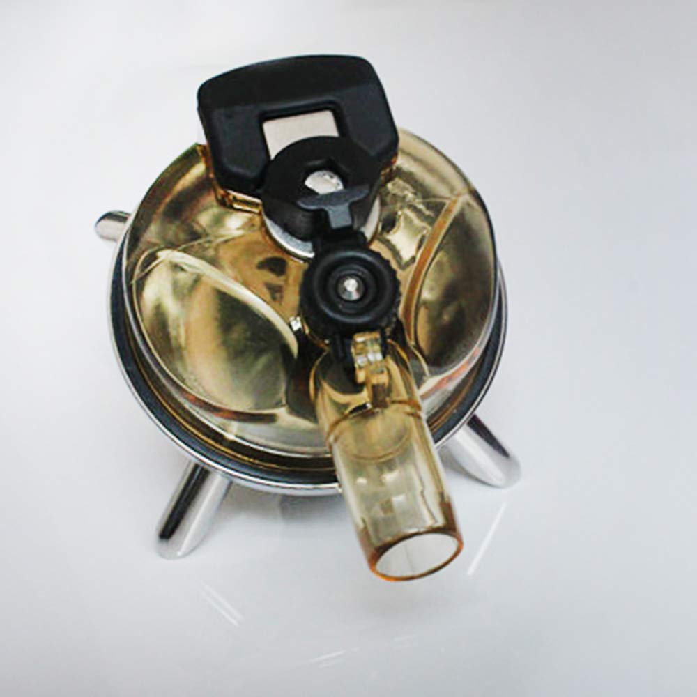 Stainless Steel Milk Claw for Cows & Goats - 300CC Milker with Multi Manifold Connectors & Valve | Durable Milking Accessory for Dairy Farming | Perfect for Small Farms & Homestead Use