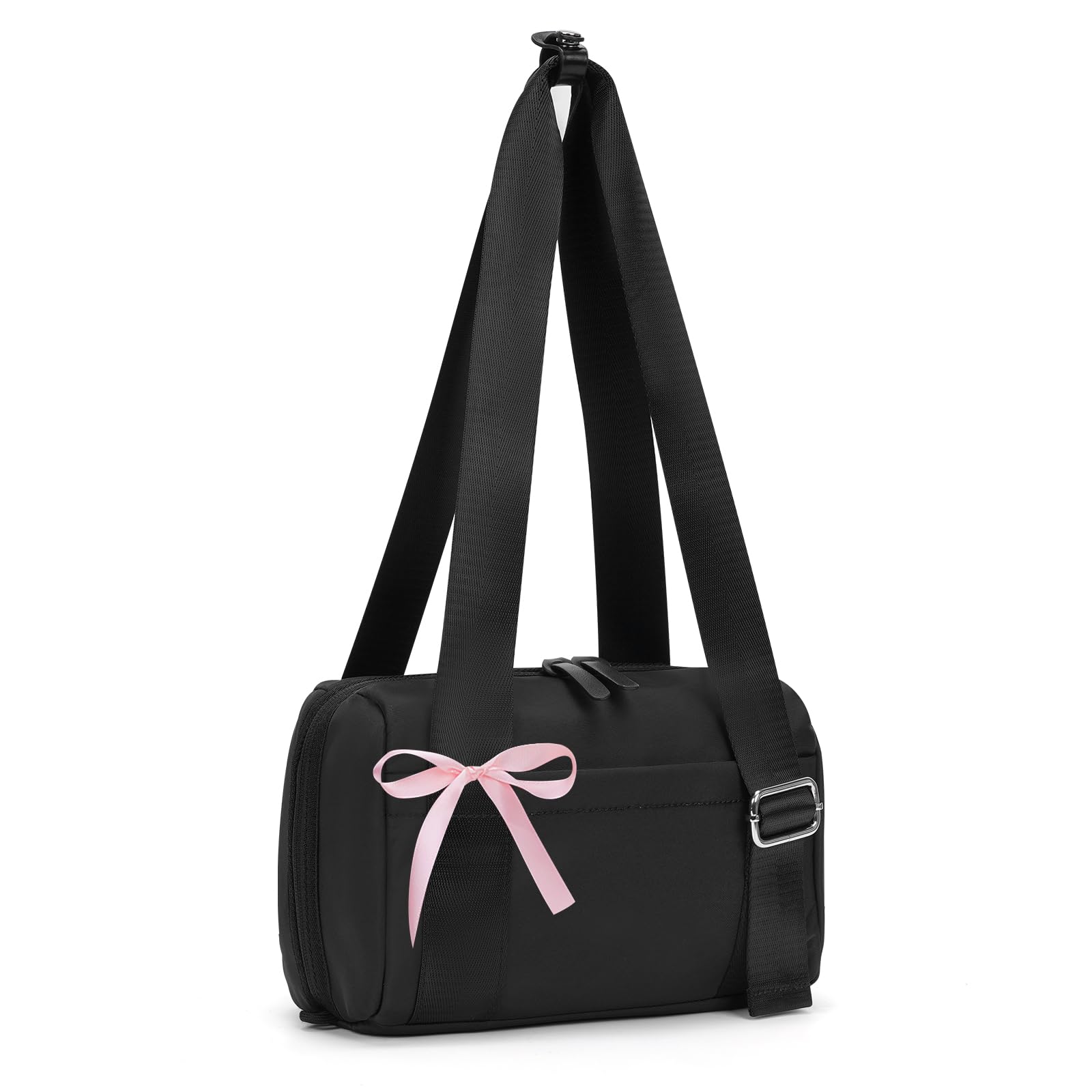 Mini Gym Duffle Bag for Women - Lightweight Pink Workout & Travel Tote for Yoga, Fitness & Sports