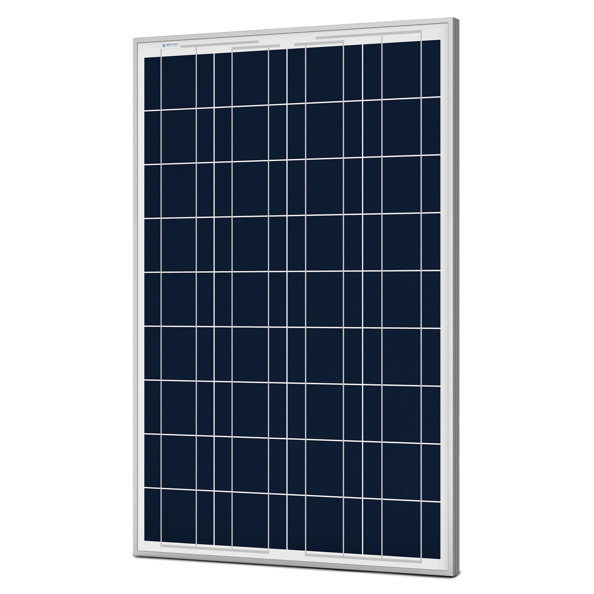ACOPower 100W Polycrystalline Solar Panel - 12V Battery Charger for RV, Boat, Off-Grid & Emergency Power Supply | Portable Solar Charging Solution for Camping, Hiking & Outdoor Adventures