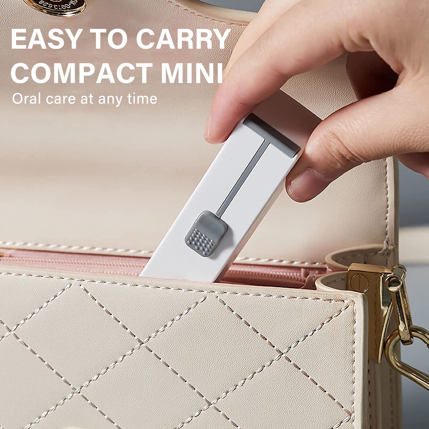 Portable Dental Floss Stick Dispenser Case - Travel-Friendly Toothpick Flossers Holder with 120 Refills - Perfect for Home, Office, Hotel & On-The-Go Oral Care (Includes 2 Cases + 120 Floss Sticks)