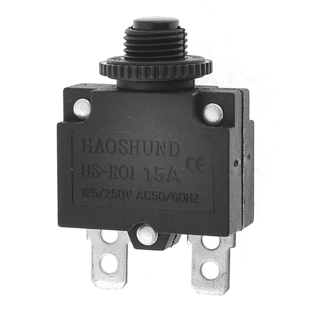 10mm Thread Breakers - 15A Air Compressor Circuit Breaker with Overload Protection for Load Centers & Fuses | Perfect for Industrial Equipment, HVAC Systems, and Power Tools Safety
