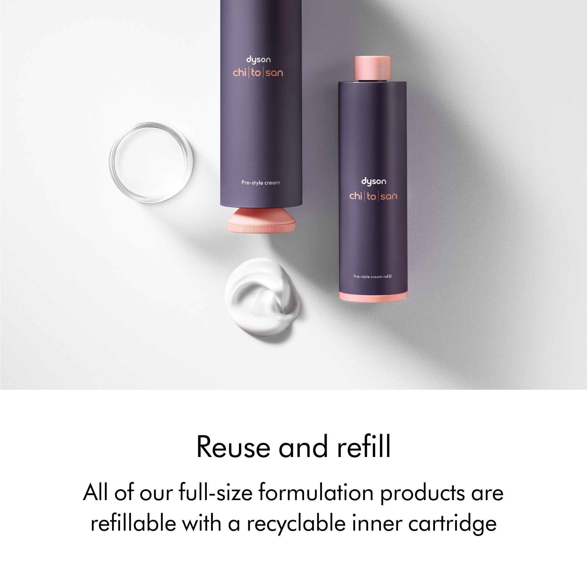 Chitosan Pre Style Cream for Straight to Wavy Hair - Rich Conditioning Treatment for Smooth & Manageable Hair - Perfect for Daily Styling & Heat Protection