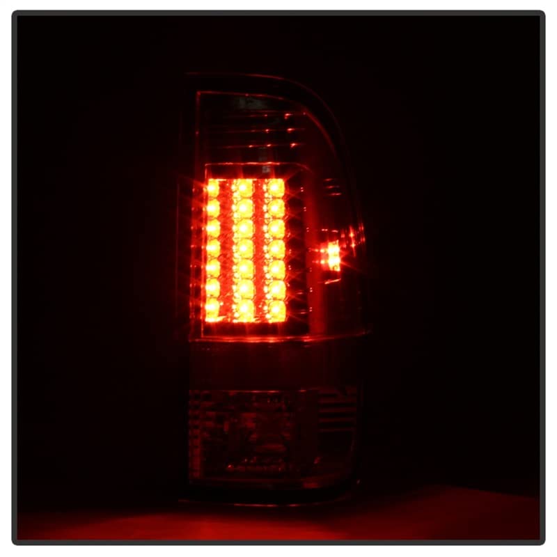 Spyder Auto 5029201 LED Tail Lights Chrome Smoked - High-Performance Brake Lights for Trucks & SUVs