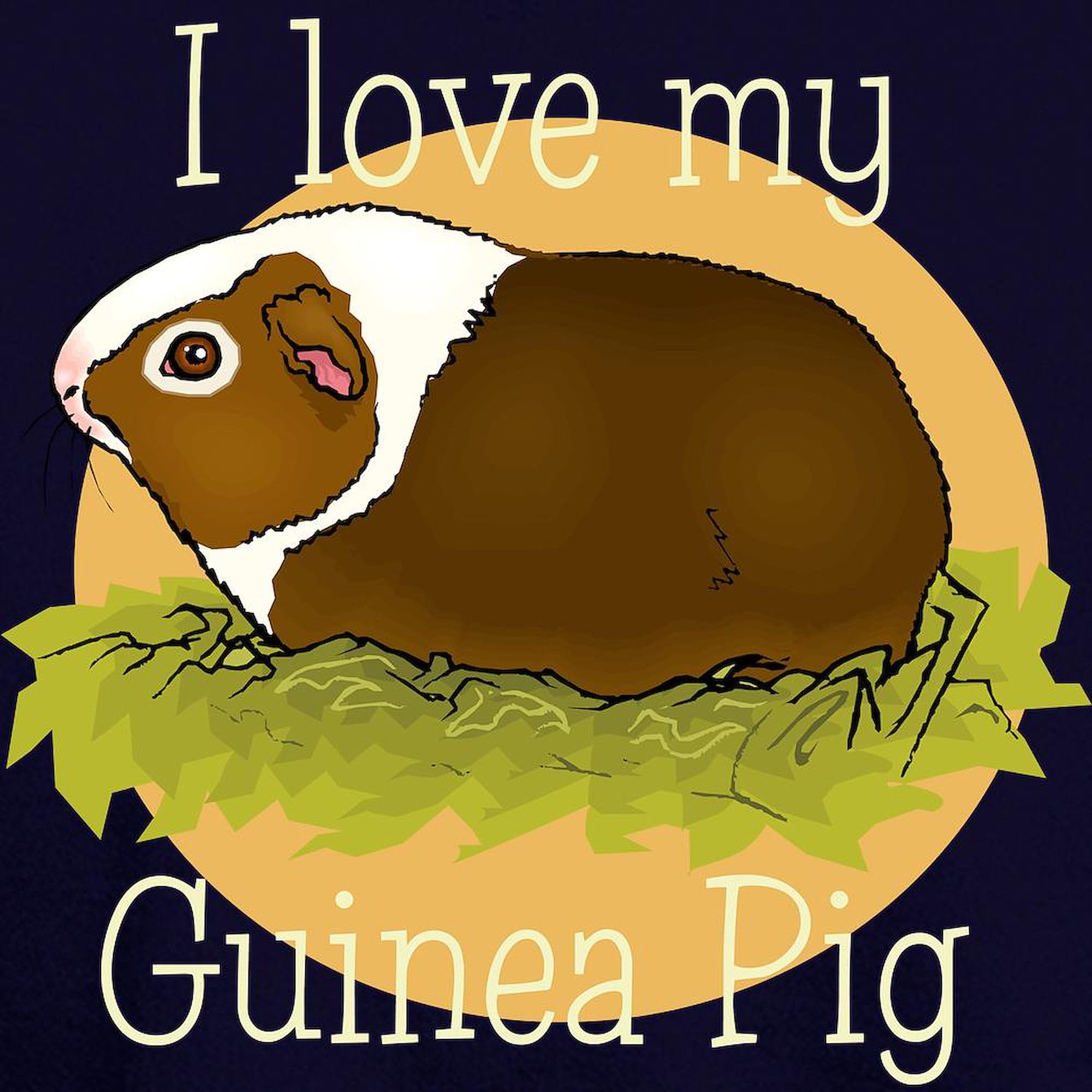 I Love My Guinea Pig Women's Zip-Up Hoodie Sweatshirt - Cozy & Cute Pet Lover Gift for Casual Wear & Outdoor Activities
