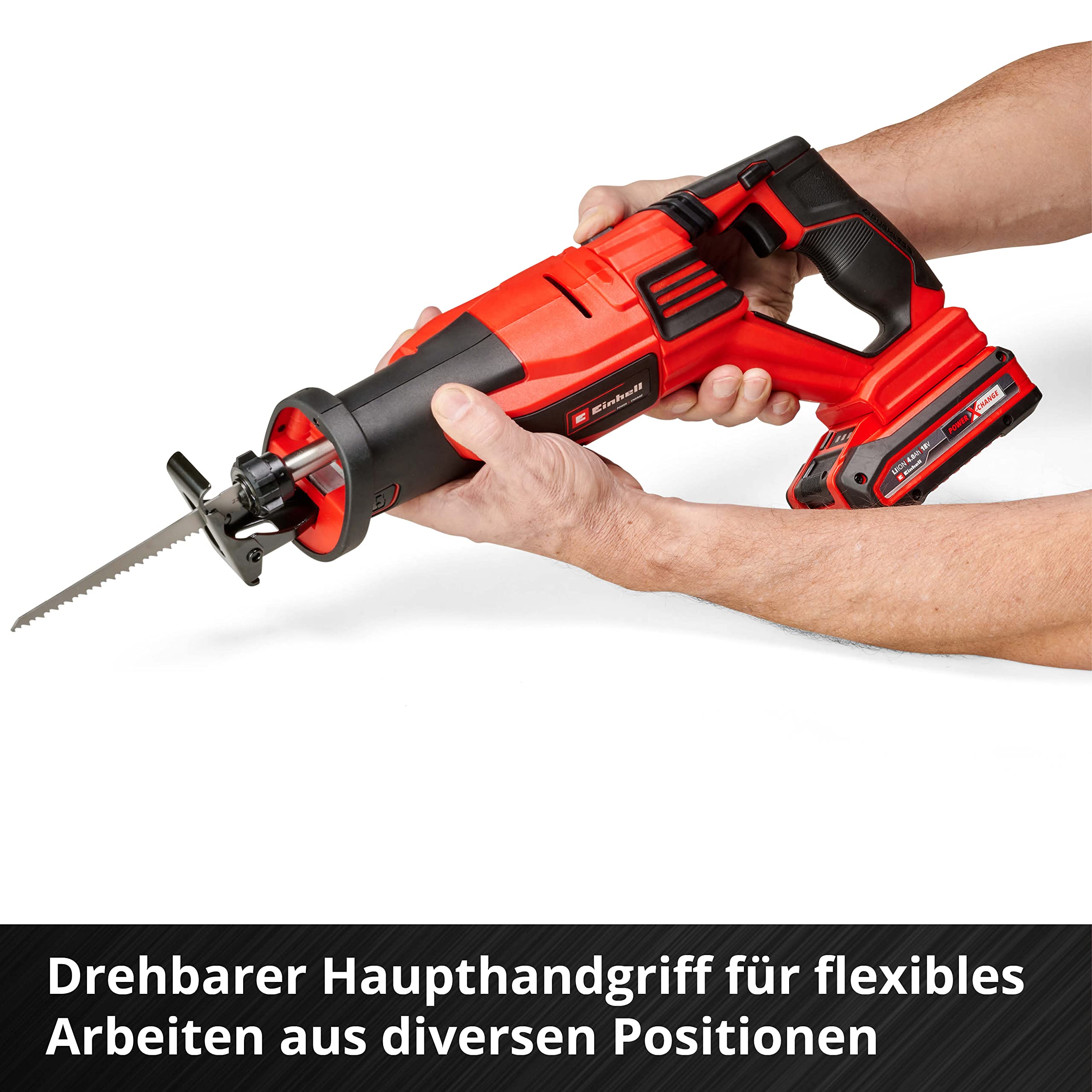 Einhell TP-AP 18/28 Li BL-Solo Cordless Brushless Universal Saw - 18V Power X-Change System, 28mm Cutting Depth, 2500 RPM, 20cm Wood Cutting Capacity, Rotatable Handle (Battery Not Included) - Perfect for DIY Projects, Woodworking, and Home Renovations