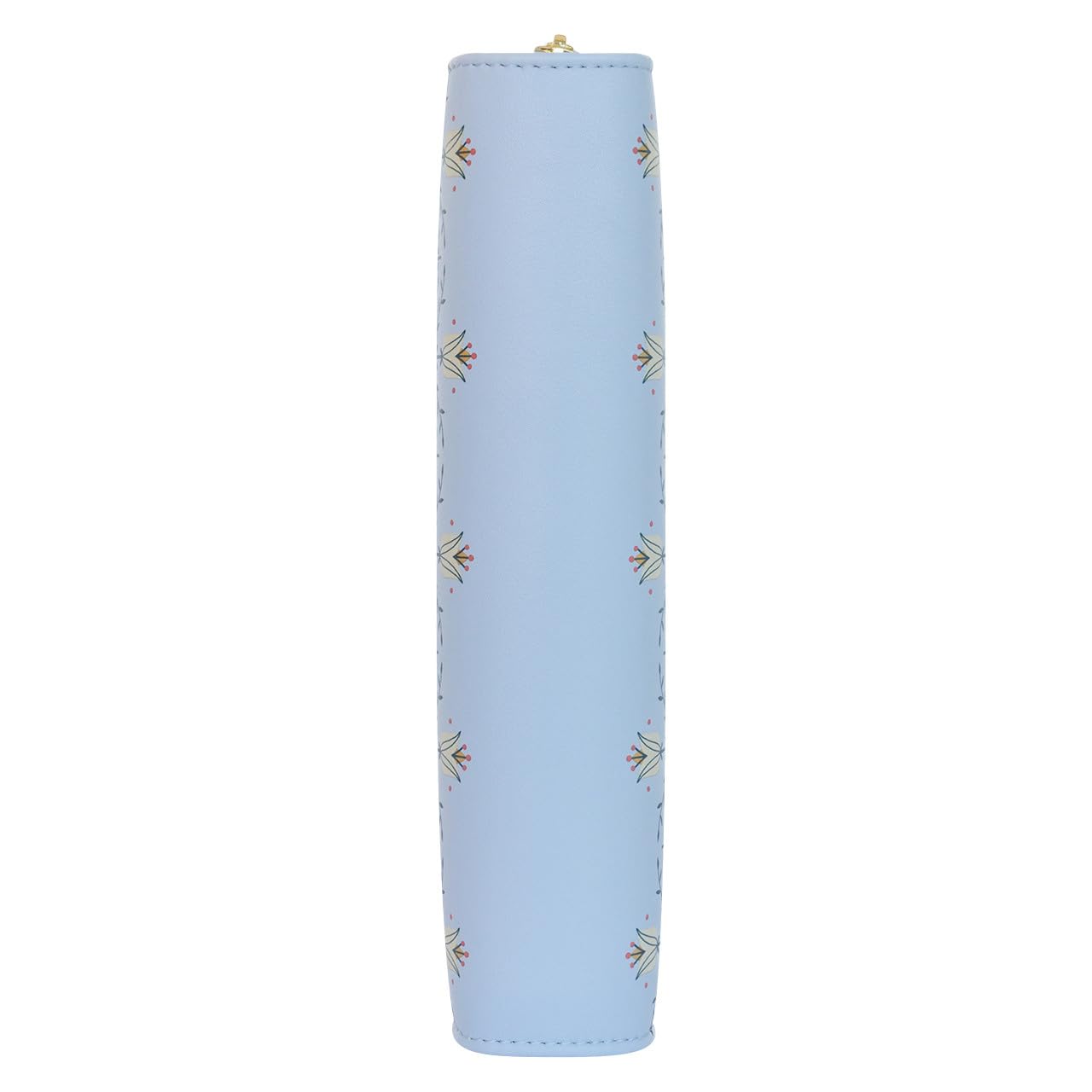 FranklinCovey Classic Cornflower Simulated Leather Zipper Binder Planner - Floral Design Daily Organizer for Work, School & Personal Scheduling - Perfect for Office, College & Home Use